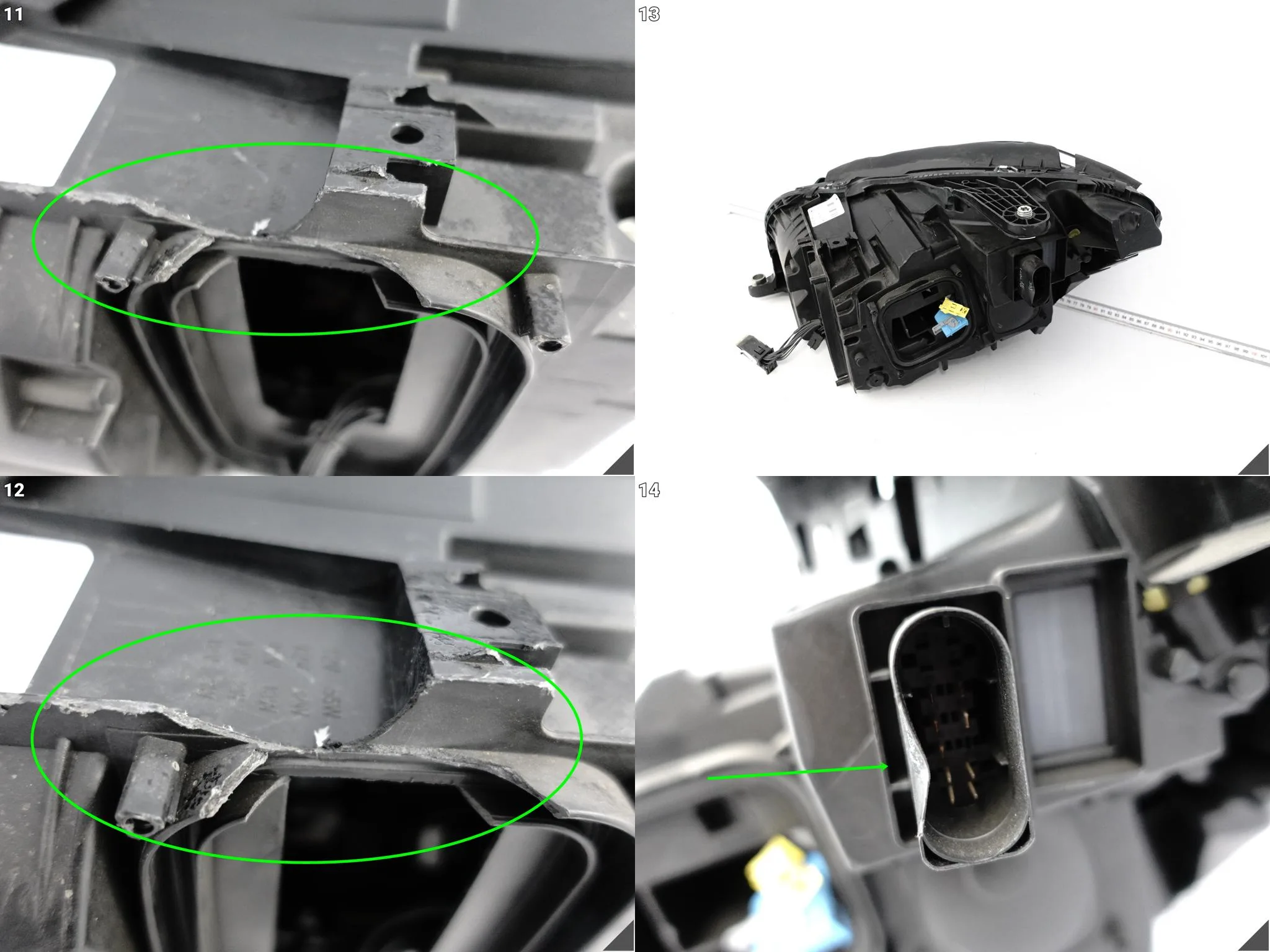 MERCEDES CLS C218 X218 W218 10-14 LAMPA FULL LED HIGH PERFORMANCE PRAWA UK MERCEDES CLS C218 X218 W218 10-14 LAMPA FULL LED HIGH PERFORMANCE PRAWA UK - obrazek 12