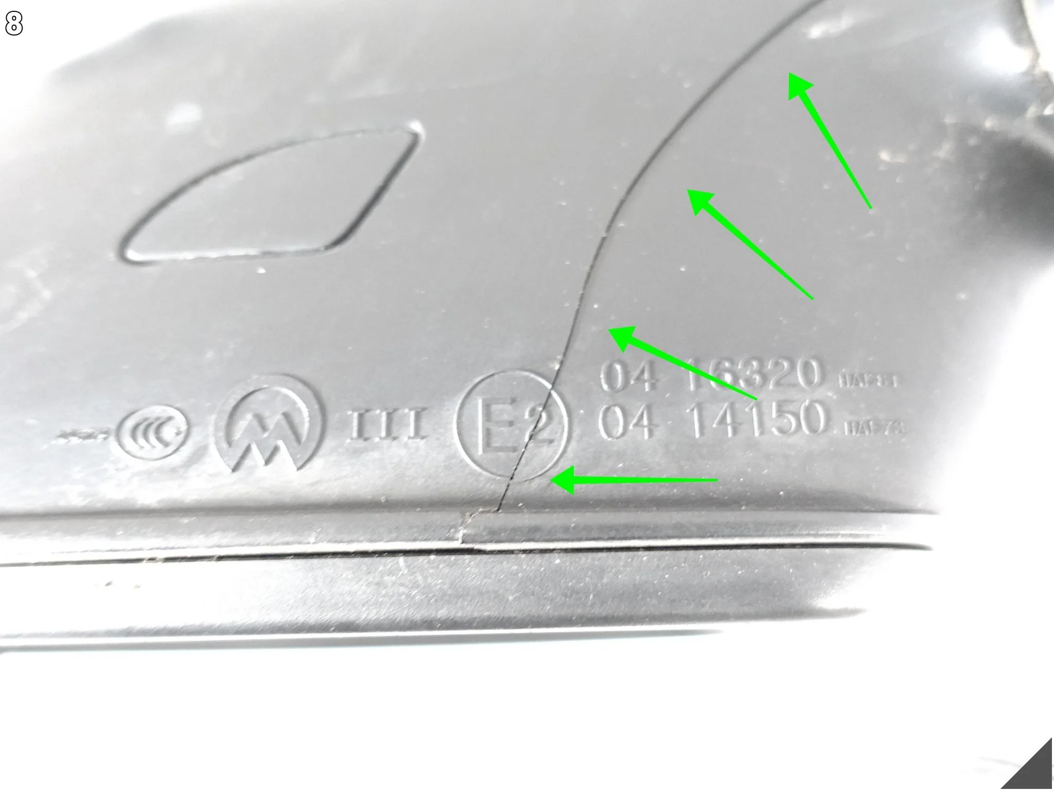 VW PASSAT B8 3G0 14-23 LUSTERKO OBUDOWA KIERUNKOWSKAZ STELAŻ PRAWE EU 6 PIN VW PASSAT B8 3G0 14-23 LUSTERKO OBUDOWA KIERUNKOWSKAZ STELAŻ PRAWE EU 6 PIN - obrazek 9