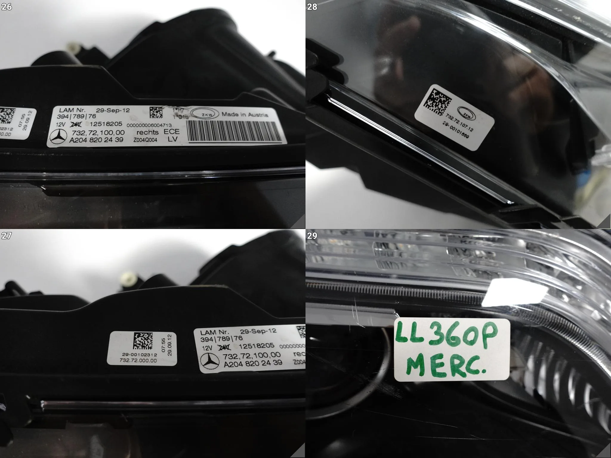 MERCEDES GLK X204 12-15 LIFT MOPF ILS XENON + LED LAMPA PRAWA PRZÓD EUROPA MERCEDES GLK X204 12-15 LIFT MOPF ILS XENON + LED LAMPA PRAWA PRZÓD EUROPA - obrazek 15