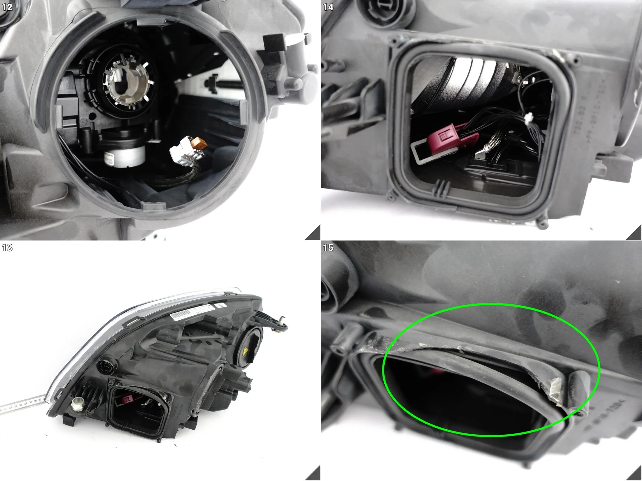 MERCEDES GLK X204 12-15 LIFT MOPF ILS XENON + LED LAMPA PRAWA PRZÓD EUROPA MERCEDES GLK X204 12-15 LIFT MOPF ILS XENON + LED LAMPA PRAWA PRZÓD EUROPA - obrazek 10
