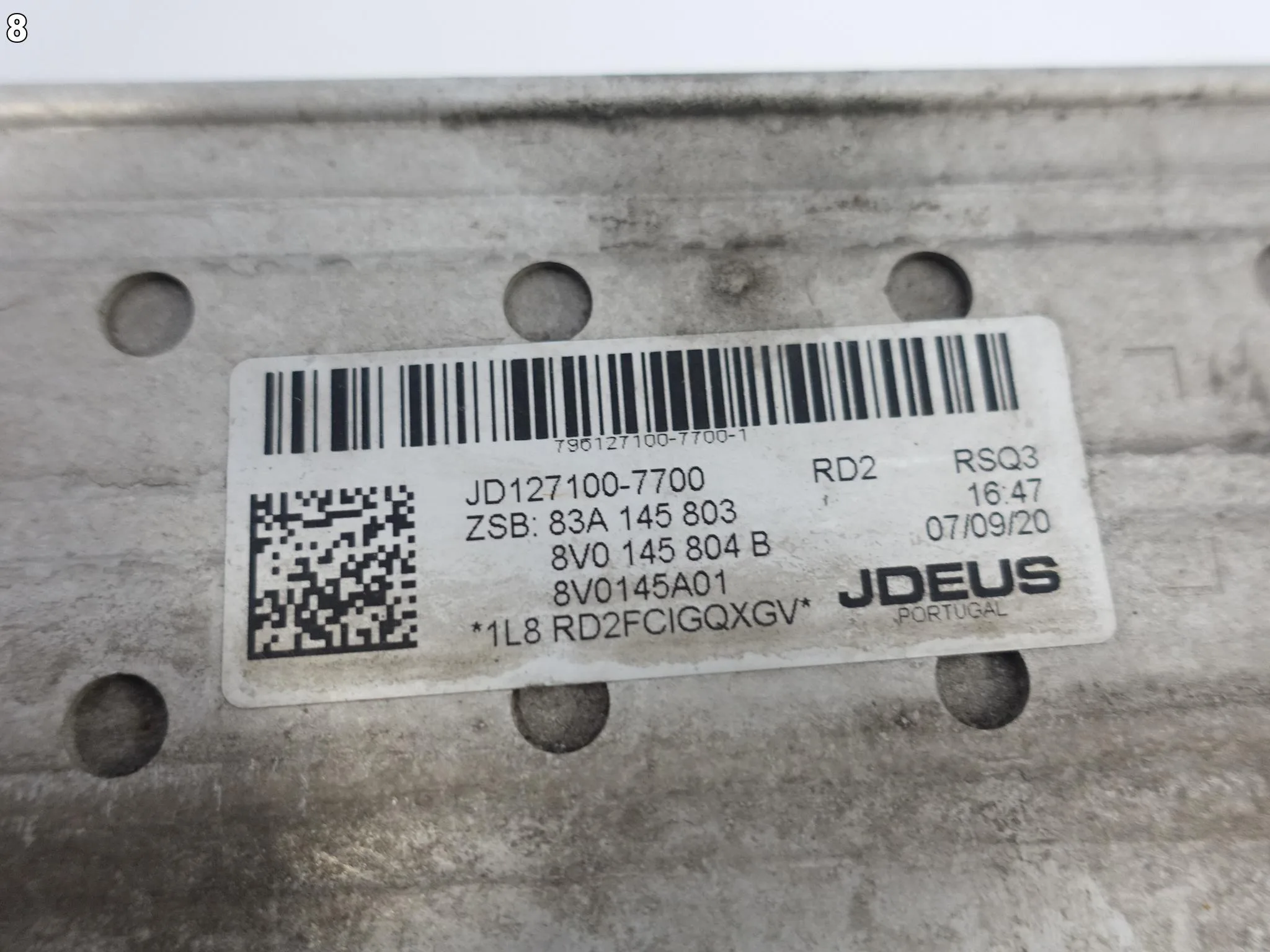 AUDI RS3 8V0 TTRS 8S0 RSQ3 RS Q3 83A CHŁODNICA POWIETRZA INTERCOOLER AUDI RS3 8V0 TTRS 8S0 RSQ3 RS Q3 83A CHŁODNICA POWIETRZA INTERCOOLER - obrazek 9