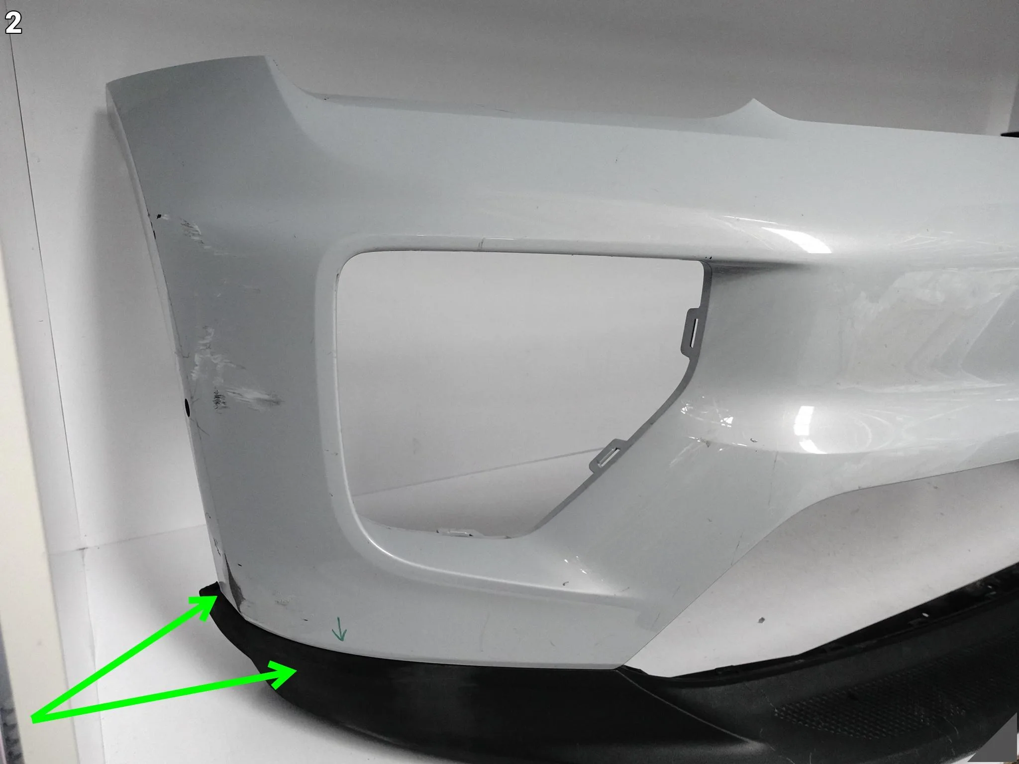 PORSCHE MACAN II 95C 24- ZWYKŁY BASIC ZDERZAK BUMPER SPOILER PRZÓD (6xPDC) PORSCHE MACAN II 95C 24- ZWYKŁY BASIC ZDERZAK BUMPER SPOILER PRZÓD (6xPDC) - obrazek 3