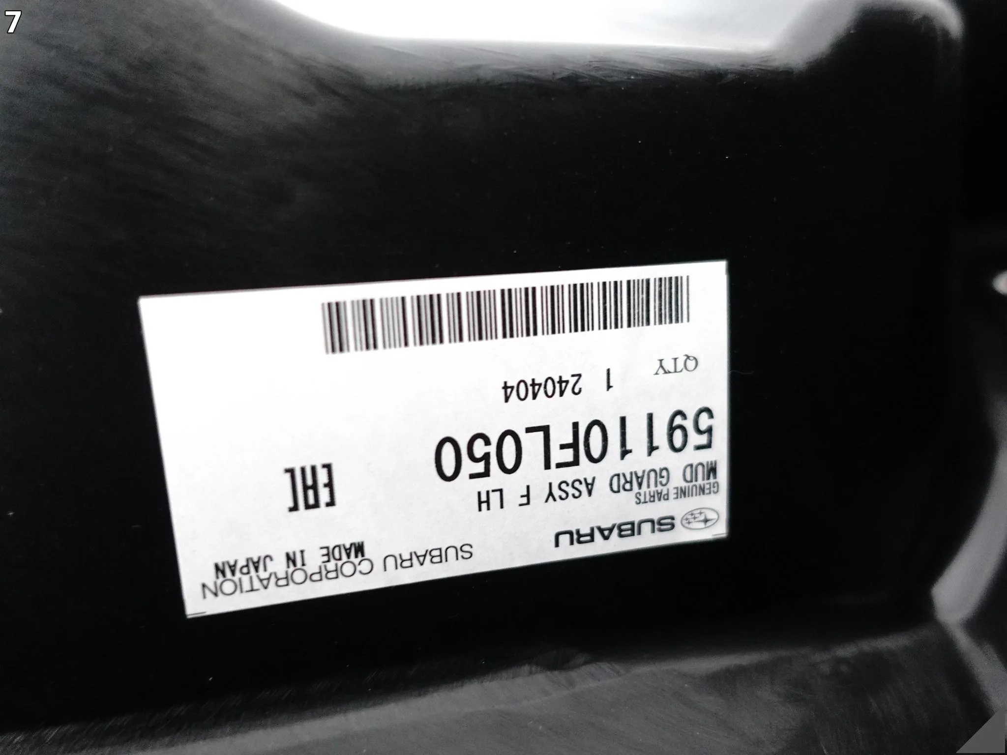 SUBARU XV CROSSTREK II 2 17-23 NADKOLE OSŁONA WNĘKA KOŁA OBUDOWA LEWE PRZÓD SUBARU XV CROSSTREK II 2 17-23 NADKOLE OSŁONA WNĘKA KOŁA OBUDOWA LEWE PRZÓD - obrazek 8
