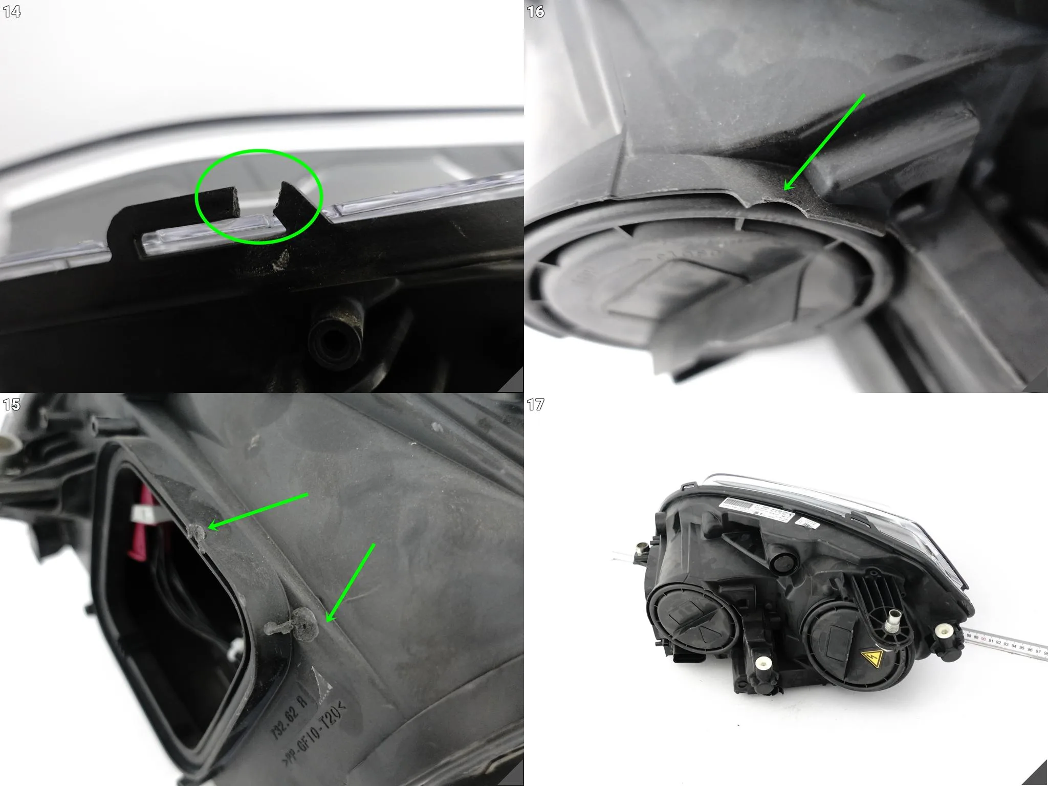 MERCEDES GLK X204 12-15 LIFT MOPF ILS XENON + LED LAMPA PRAWA PRZÓD EUROPA MERCEDES GLK X204 12-15 LIFT MOPF ILS XENON + LED LAMPA PRAWA PRZÓD EUROPA - obrazek 12