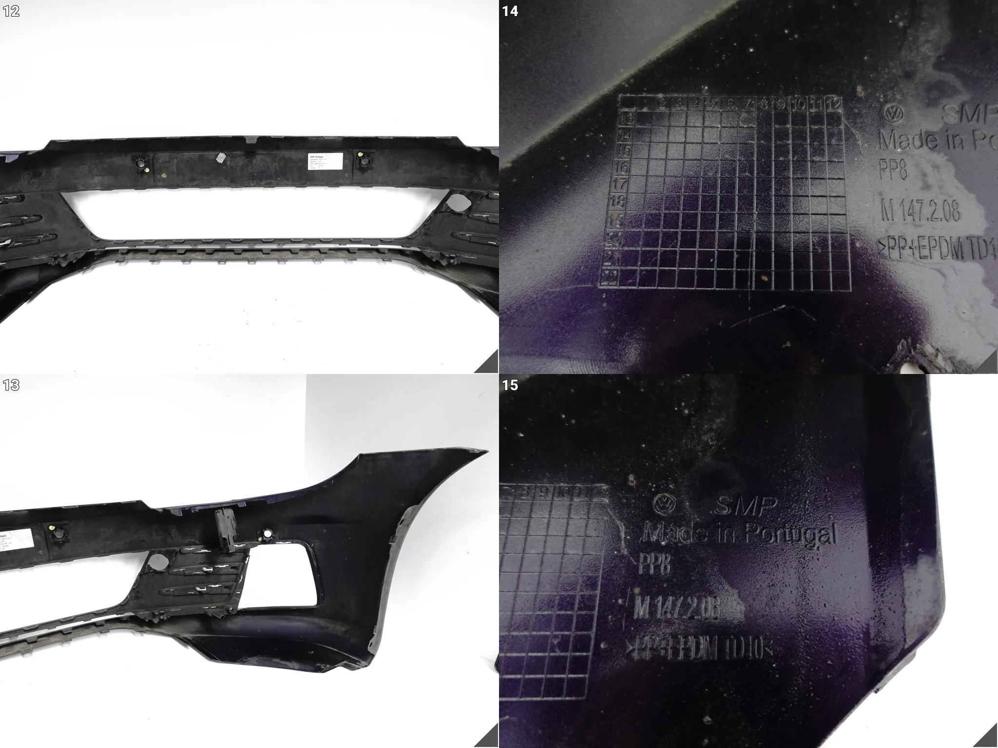 VW SCIROCCO 1K8 14-17 LIFT ZDERZAK BUMPER PRZÓD (4xPDC/SPRYSKI) 1K8807221N VW SCIROCCO 1K8 14-17 LIFT ZDERZAK BUMPER PRZÓD (4xPDC/SPRYSKI) 1K8807221N - obrazek 13