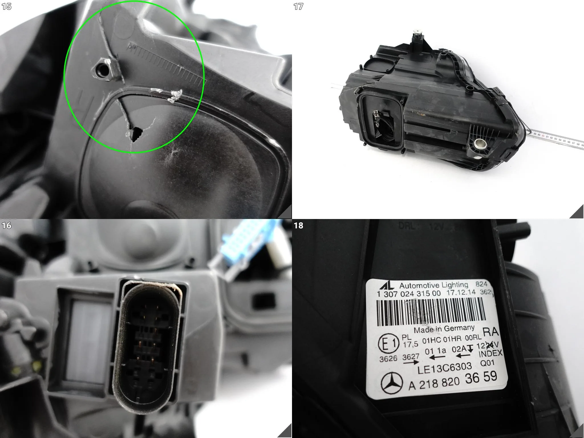MERCEDES CLS C218 X218 W218 10-14 LAMPA FULL LED HIGH PERFORMANCE PRAWA UK MERCEDES CLS C218 X218 W218 10-14 LAMPA FULL LED HIGH PERFORMANCE PRAWA UK - obrazek 13