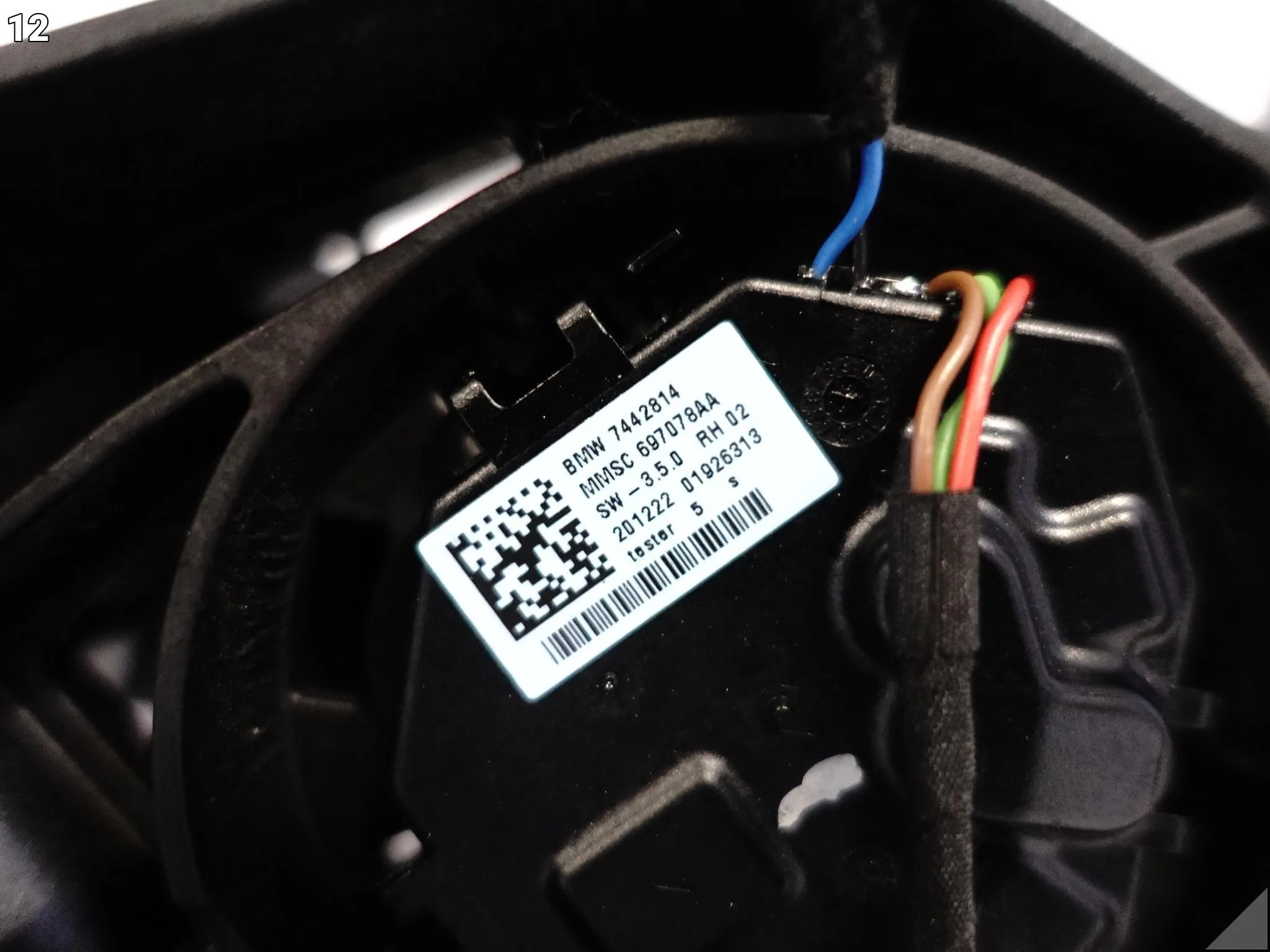 BMW X3M X3 M G01 F97 M-POWER 17-25 STELAŻ LUSTERKA ZEWNĘTRZNEGO PRAWY 9 PIN BMW X3M X3 M G01 F97 M-POWER 17-25 STELAŻ LUSTERKA ZEWNĘTRZNEGO PRAWY 9 PIN - obrazek 13
