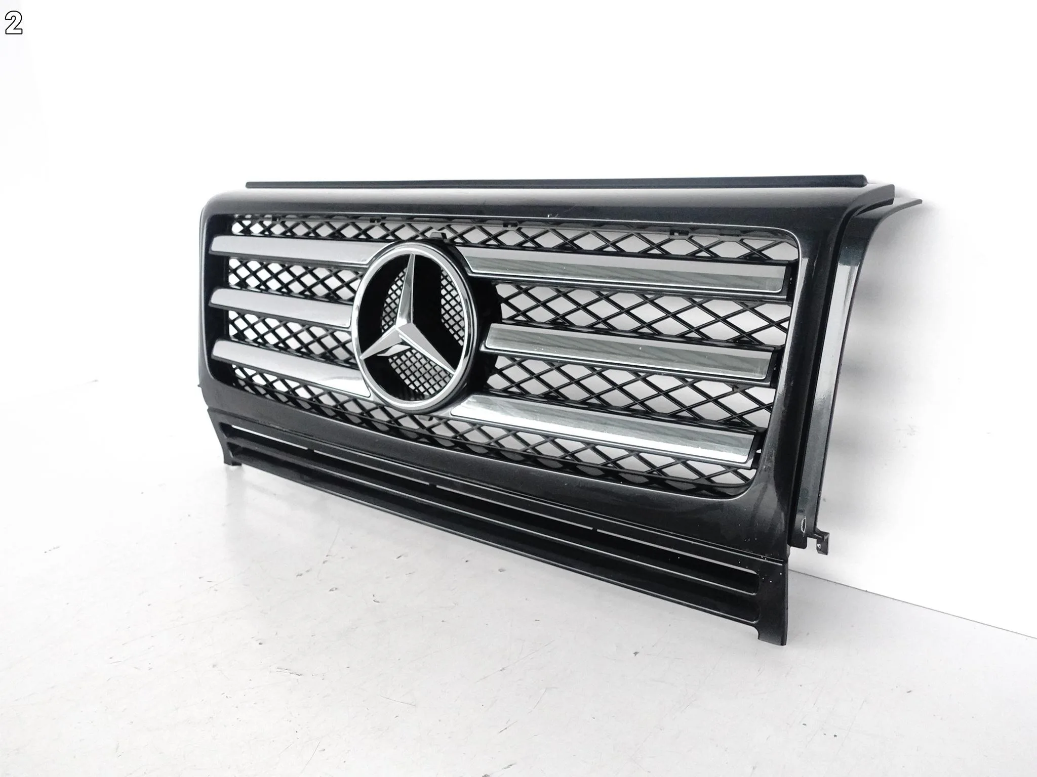 MERCEDES G-KLASA W463 AMG LIFT GRILL ATRAPA KRATKA LISTWA CHROM PRZÓD MERCEDES G-KLASA W463 AMG LIFT GRILL ATRAPA KRATKA LISTWA CHROM PRZÓD - obrazek 3