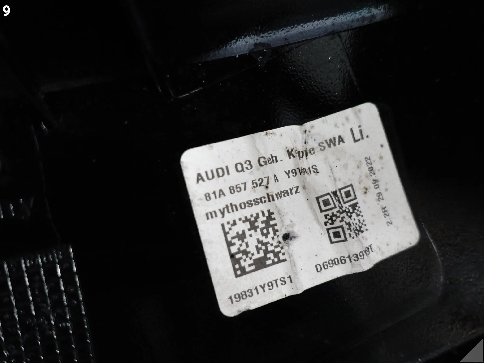 AUDI Q2 81A Q3 RSQ3 83A OBUDOWA OSŁONA LUSTERKA ZEWNĘTRZNEGO NAKŁADKA LEWA AUDI Q2 81A Q3 RSQ3 83A OBUDOWA OSŁONA LUSTERKA ZEWNĘTRZNEGO NAKŁADKA LEWA - obrazek 10