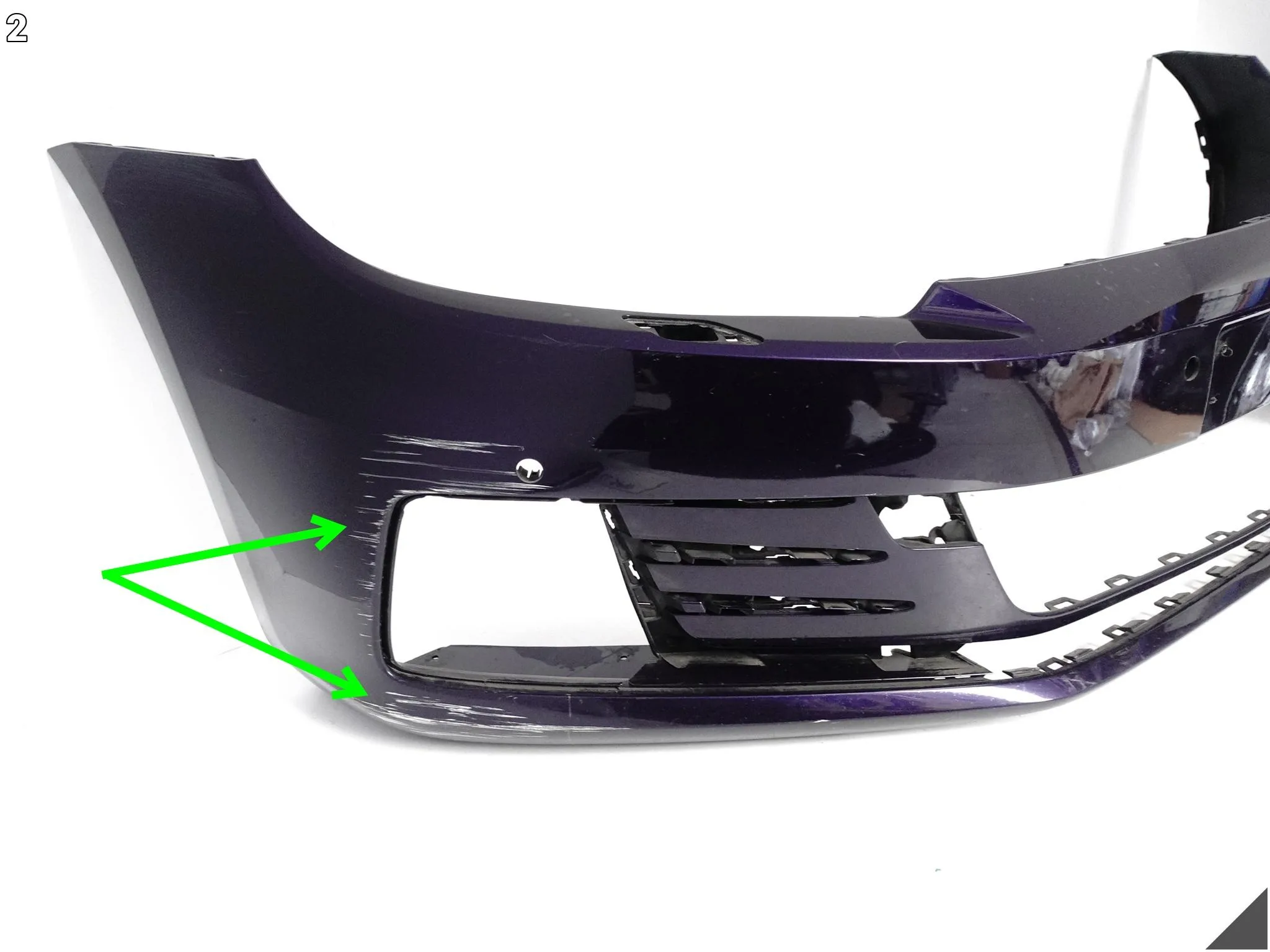 VW SCIROCCO 1K8 14-17 LIFT ZDERZAK BUMPER PRZÓD (4xPDC/SPRYSKI) 1K8807221N VW SCIROCCO 1K8 14-17 LIFT ZDERZAK BUMPER PRZÓD (4xPDC/SPRYSKI) 1K8807221N - obrazek 3