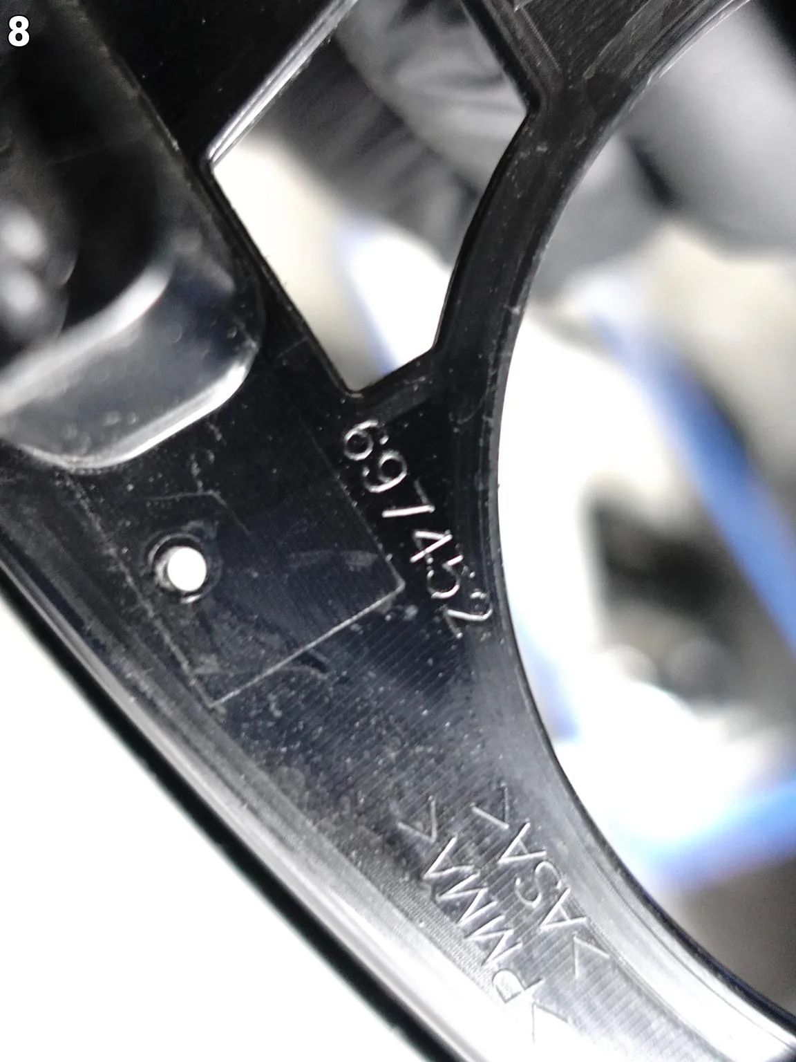 BMW X3M X3 M G01 F97 X4M X4 M G02 F98 M-POWER RAMKA OBUDOWA LUSTERKA PRAWA BMW X3M X3 M G01 F97 X4M X4 M G02 F98 M-POWER RAMKA OBUDOWA LUSTERKA PRAWA - obrazek 9