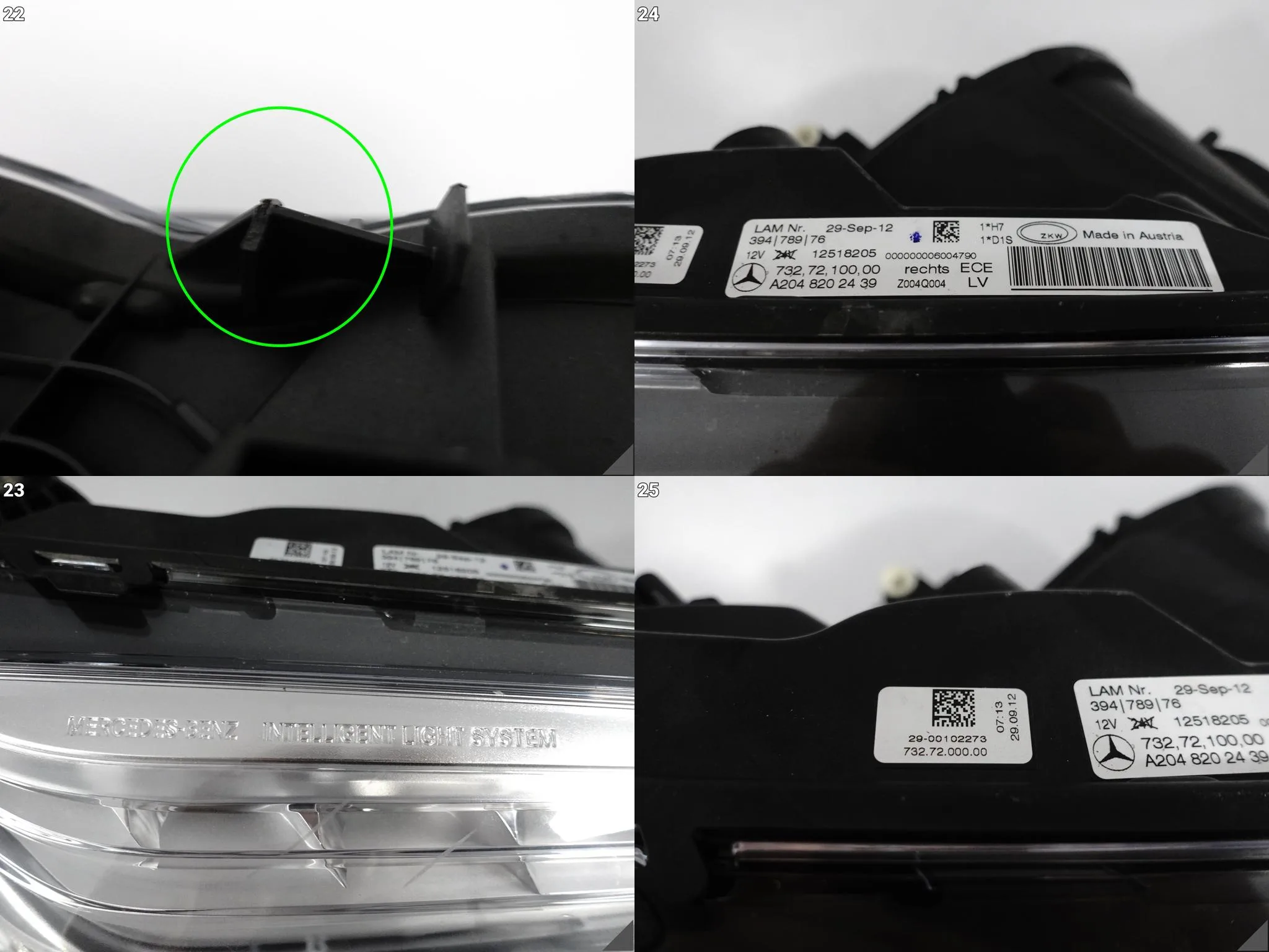 MERCEDES GLK X204 12-15 LIFT MOPF ILS XENON + LED LAMPA PRAWA PRZÓD EUROPA MERCEDES GLK X204 12-15 LIFT MOPF ILS XENON + LED LAMPA PRAWA PRZÓD EUROPA - obrazek 14