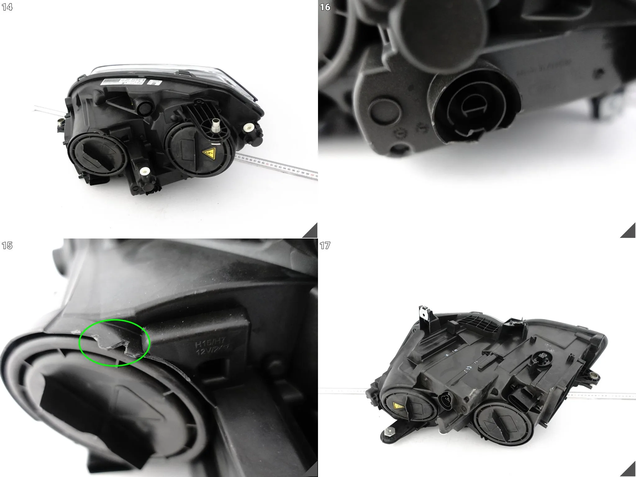 MERCEDES GLK X204 12-15 LIFT MOPF ILS XENON + LED LAMPA PRAWA PRZÓD EUROPA MERCEDES GLK X204 12-15 LIFT MOPF ILS XENON + LED LAMPA PRAWA PRZÓD EUROPA - obrazek 12