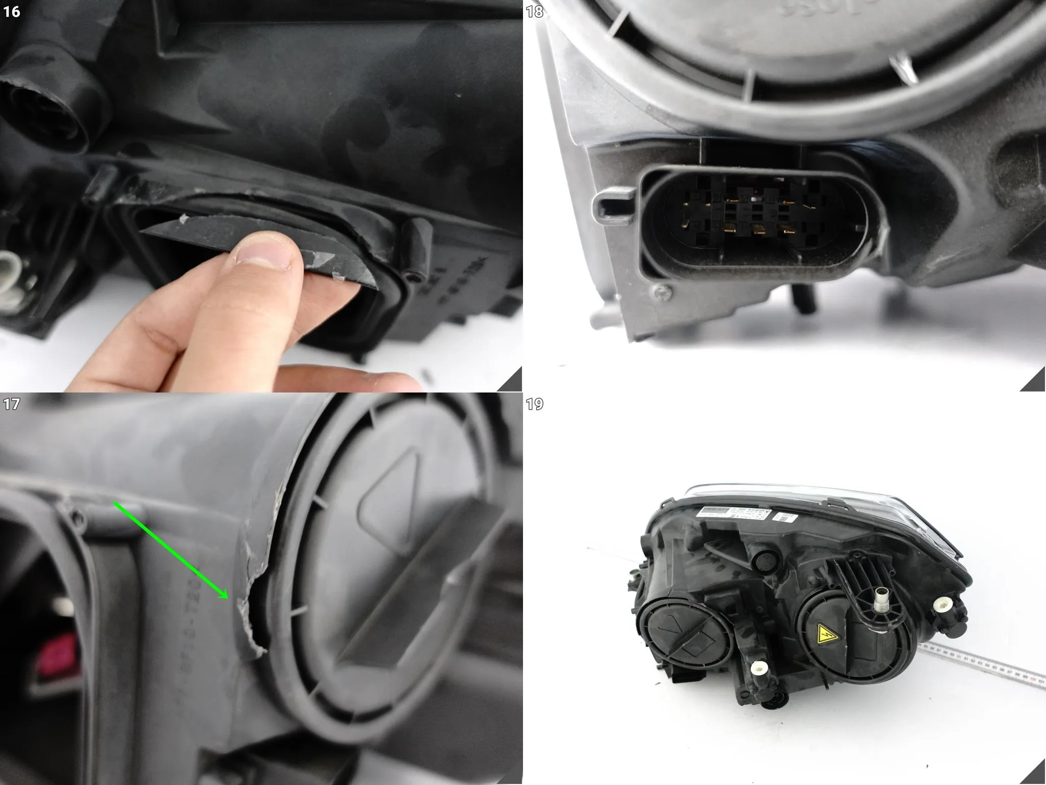 MERCEDES GLK X204 12-15 LIFT MOPF ILS XENON + LED LAMPA PRAWA PRZÓD EUROPA MERCEDES GLK X204 12-15 LIFT MOPF ILS XENON + LED LAMPA PRAWA PRZÓD EUROPA - obrazek 11