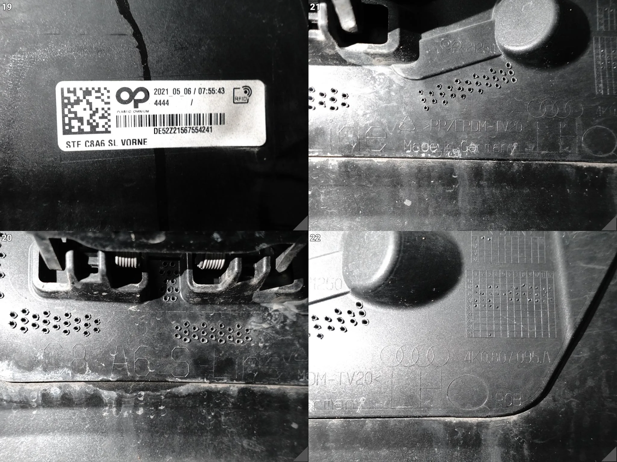 AUDI A6 S6 C8 4K0 S-LINE 18-25 LIFT ZDERZAK BUMPER PRZÓD (6xPDC/SPRYSKI) AUDI A6 S6 C8 4K0 S-LINE 18-25 LIFT ZDERZAK BUMPER PRZÓD (6xPDC/SPRYSKI) - obrazek 11