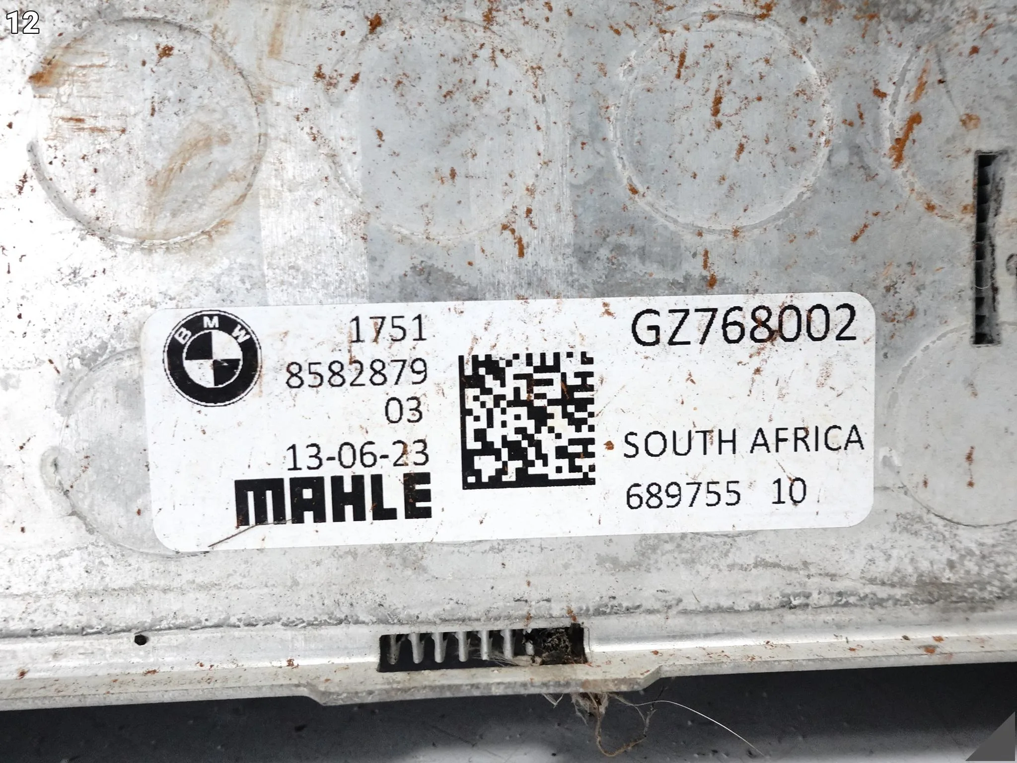 BMW X3 G01 X4 G02 INTERCOOLER CHŁODNICA POWIETRZA DOŁADOWUJĄCEGO PRZÓD BMW X3 G01 X4 G02 INTERCOOLER CHŁODNICA POWIETRZA DOŁADOWUJĄCEGO PRZÓD - obrazek 13
