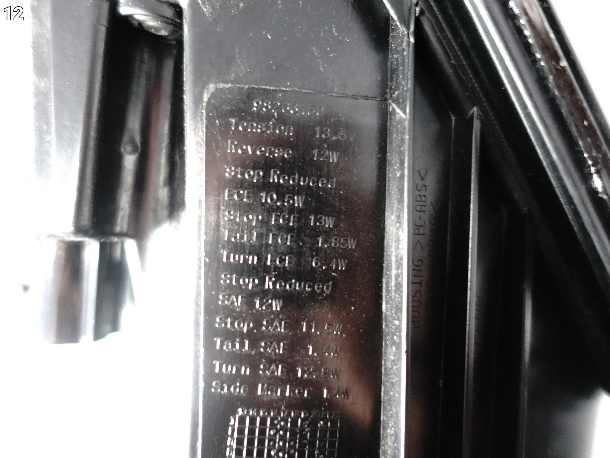 PORSCHE 718 CAYMAN 982 982C BOXSTER 16- LAMPA LED LEWA TYŁ EUROPA CZARNA PORSCHE 718 CAYMAN 982 982C BOXSTER 16- LAMPA LED LEWA TYŁ EUROPA CZARNA - obrazek 13