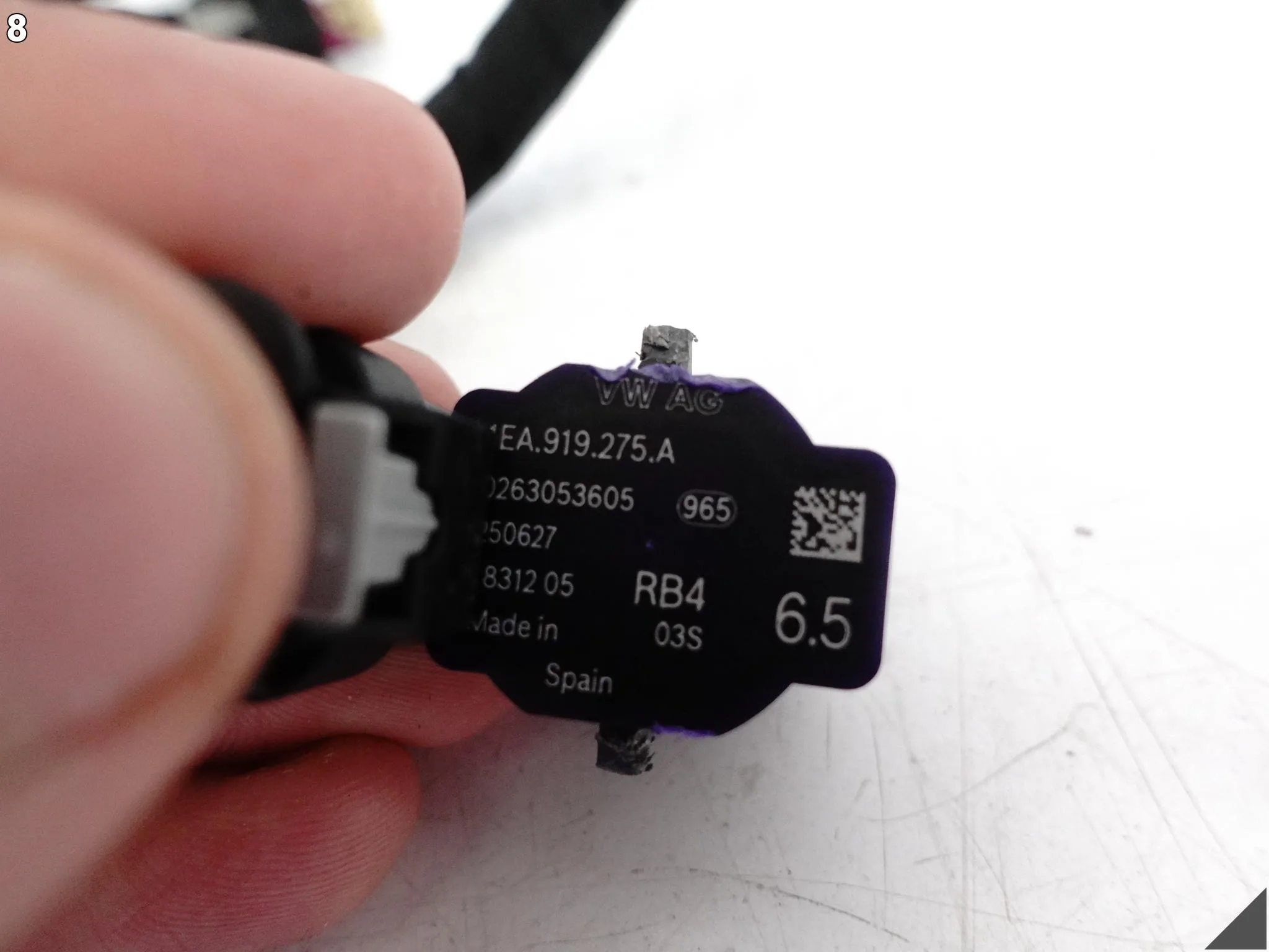 VW TIGUAN III 571 24- WIĄZKA INSTALACJA + 6x CZUJNIK PDC ZDERZAK PRZÓD Y9T VW TIGUAN III 571 24- WIĄZKA INSTALACJA + 6x CZUJNIK PDC ZDERZAK PRZÓD Y9T - obrazek 9