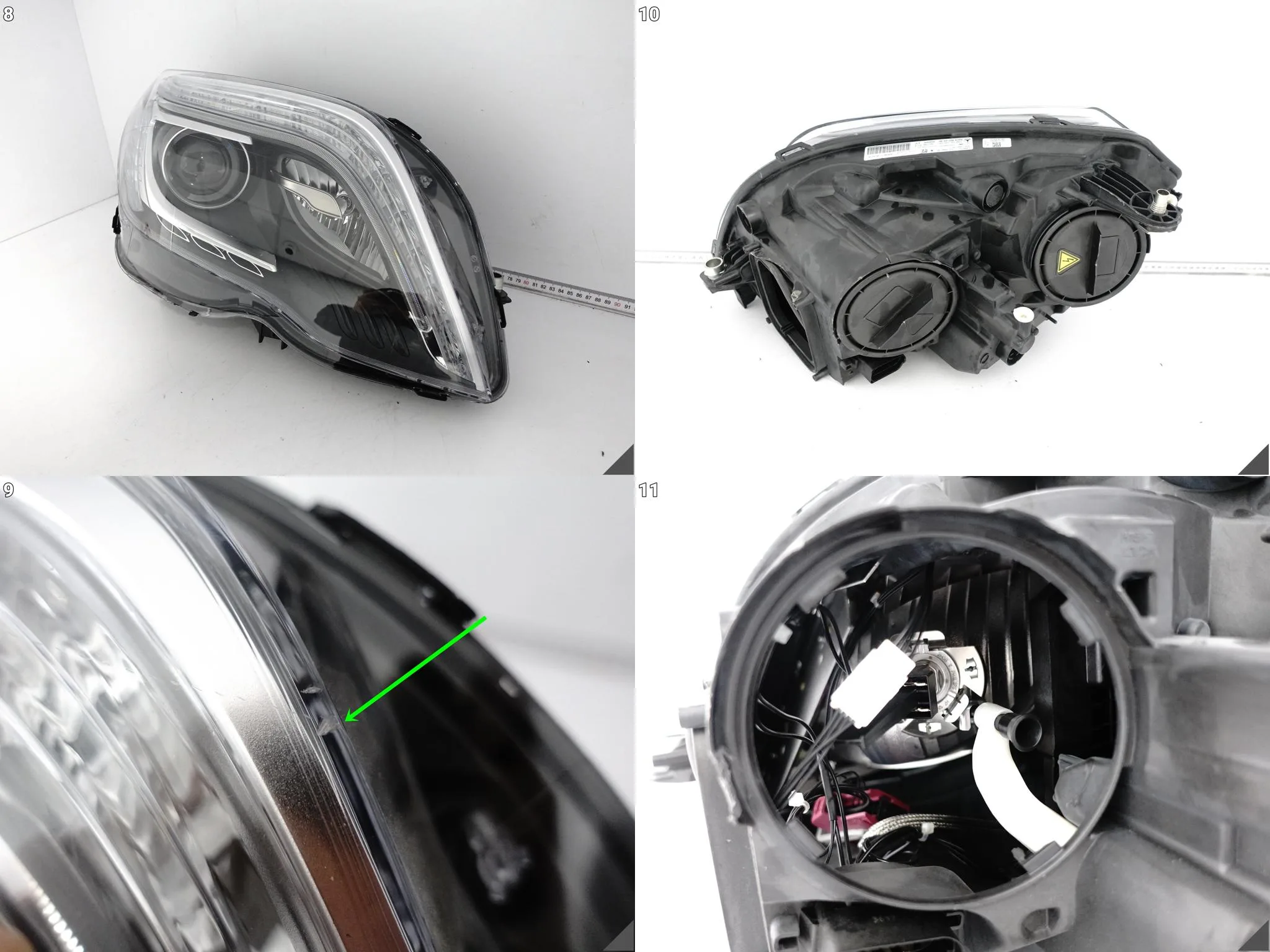 MERCEDES GLK X204 12-15 LIFT MOPF ILS XENON + LED LAMPA PRAWA PRZÓD EUROPA MERCEDES GLK X204 12-15 LIFT MOPF ILS XENON + LED LAMPA PRAWA PRZÓD EUROPA - obrazek 9