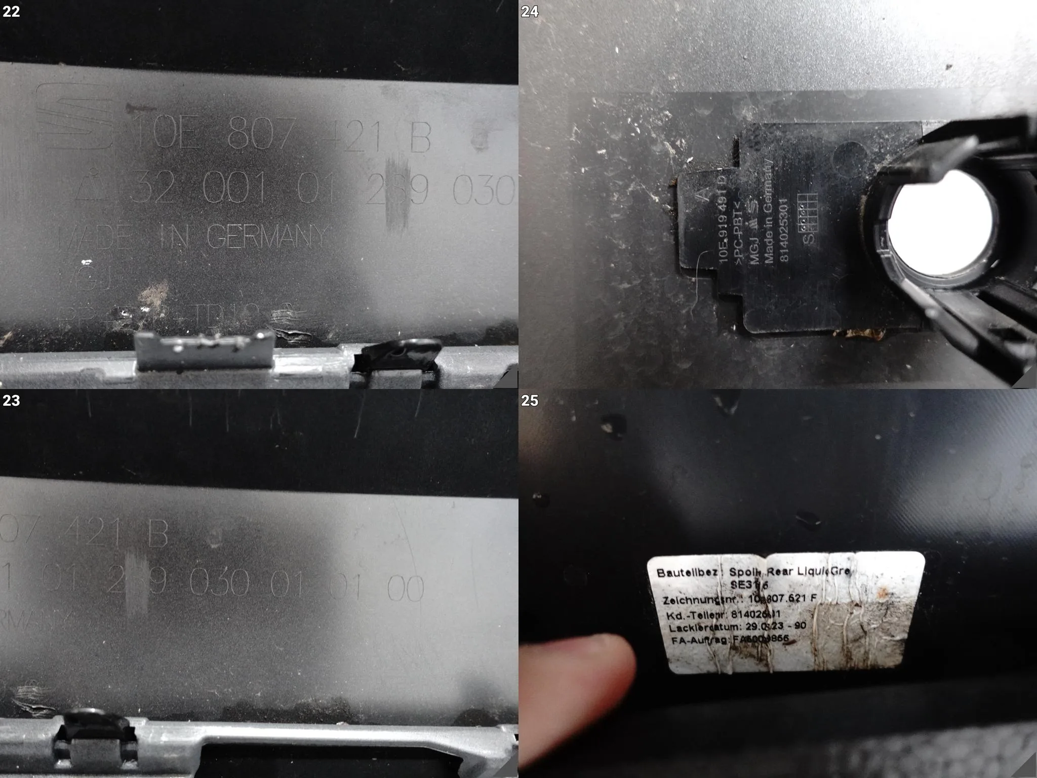CUPRA BORN 10E 21- ZDERZAKA BUMPER + DOKŁADKA + LISTWA ABSORBER TYŁ (4xPDC) CUPRA BORN 10E 21- ZDERZAKA BUMPER + DOKŁADKA + LISTWA ABSORBER TYŁ (4xPDC) - obrazek 14