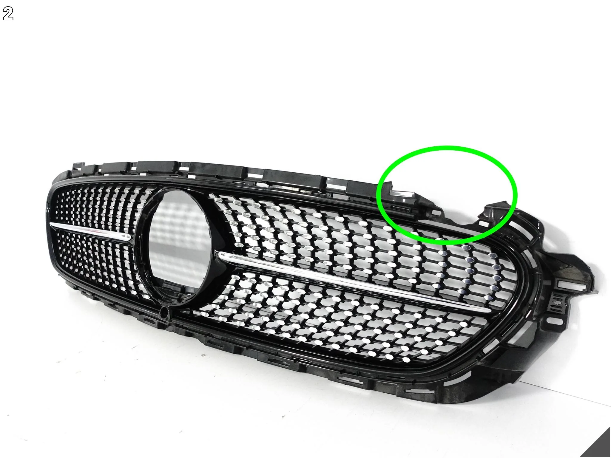 MERCEDES E-KLASA W213 C238 AMG MOPF LIFT 20-23 GRILL ATRAPA W ZDERZAK PRZÓD MERCEDES E-KLASA W213 C238 AMG MOPF LIFT 20-23 GRILL ATRAPA W ZDERZAK PRZÓD - obrazek 3