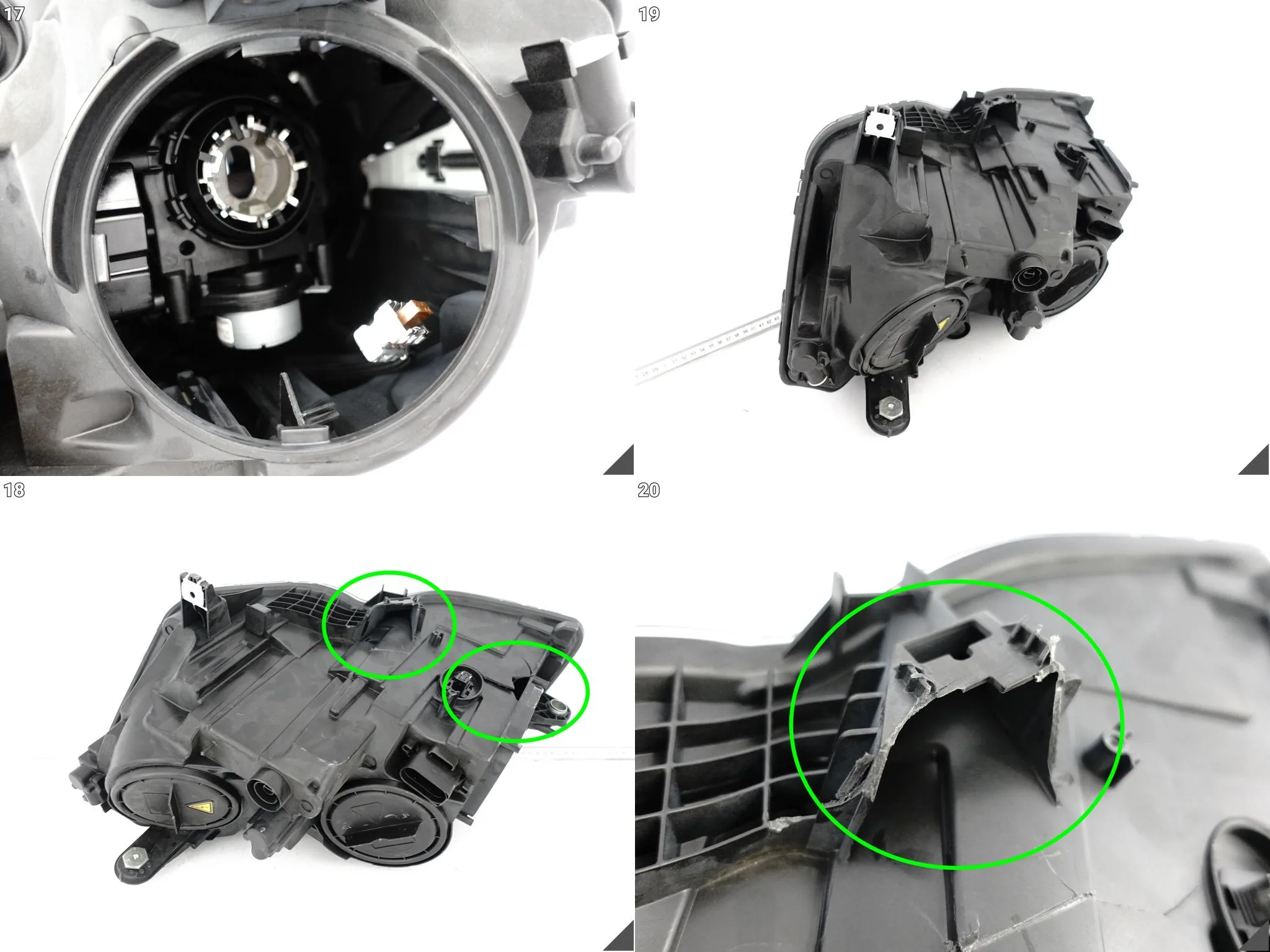 MERCEDES GLK X204 12-15 LIFT MOPF ILS XENON + LED LAMPA PRAWA PRZÓD EUROPA MERCEDES GLK X204 12-15 LIFT MOPF ILS XENON + LED LAMPA PRAWA PRZÓD EUROPA - obrazek 12