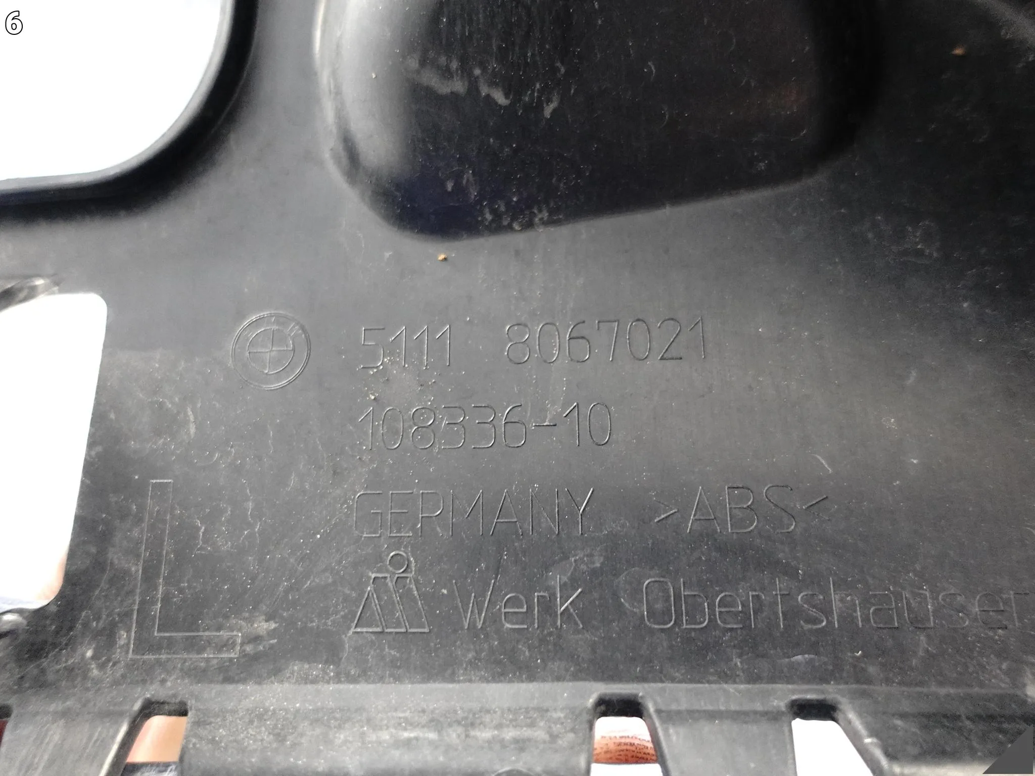 BMW M2 F87 13-21 KRATKA ATRAPA WLOT ŚLIZG MOCOWANIE W ZDERZAK LEWA PRZÓD BMW M2 F87 13-21 KRATKA ATRAPA WLOT ŚLIZG MOCOWANIE W ZDERZAK LEWA PRZÓD - obrazek 7