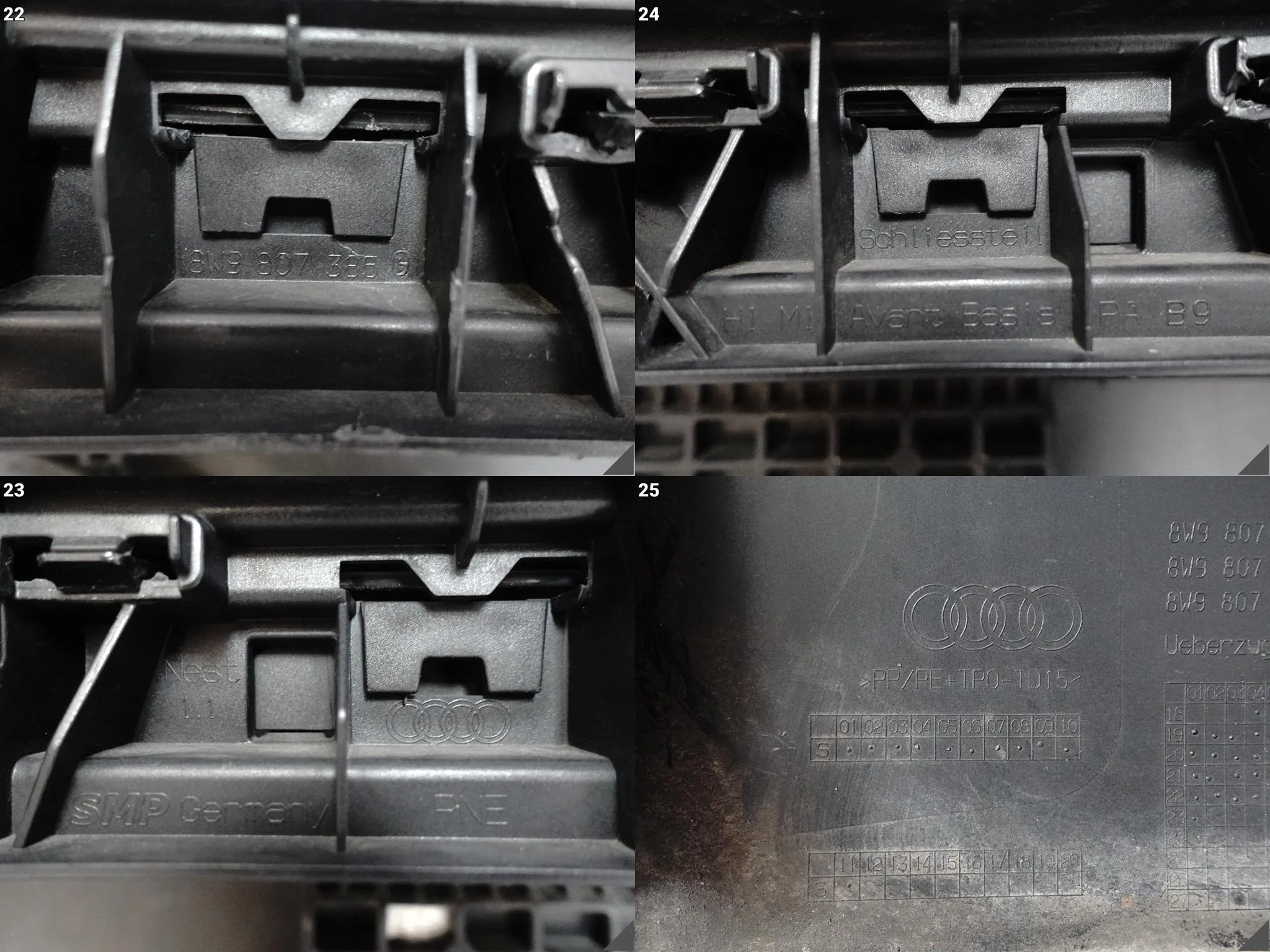 AUDI A4 B9 8W9 KOMBI LIFT 19-24 ZWYKŁY ZDERZAK + DYFUZOR TYŁ (4xPDC) AUDI A4 B9 8W9 KOMBI LIFT 19-24 ZWYKŁY ZDERZAK + DYFUZOR TYŁ (4xPDC) - obrazek 14