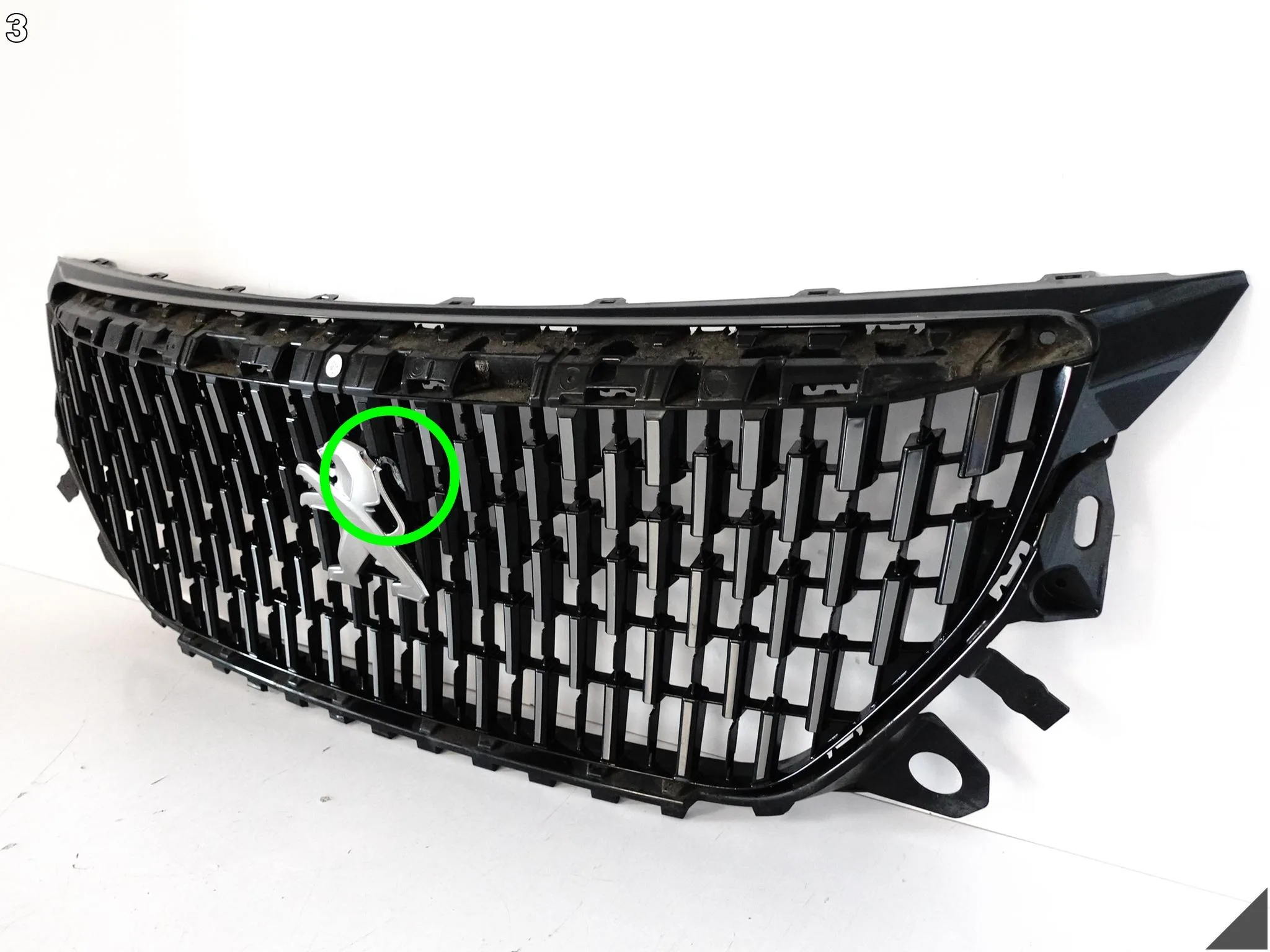 PEUGEOT 2008 II 2 19-23 GRILL ATRAPA KRATKA WLOT W ZDERZAK PRZÓD PEUGEOT 2008 II 2 19-23 GRILL ATRAPA KRATKA WLOT W ZDERZAK PRZÓD - obrazek 4