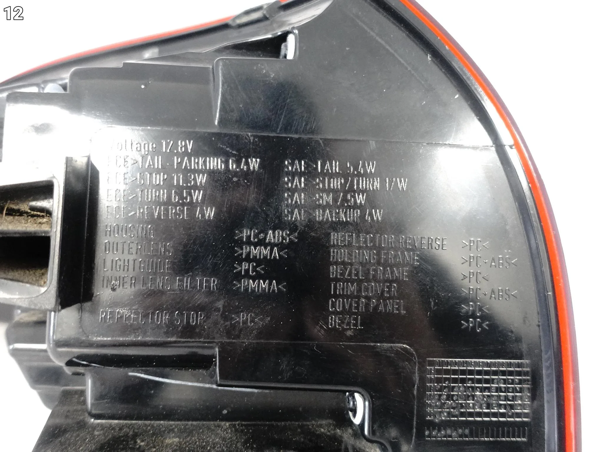 MERCEDES GLE W167 19-23 LAMPA LED PRAWA W BŁOTNIK TYŁ EUROPA MERCEDES GLE W167 19-23 LAMPA LED PRAWA W BŁOTNIK TYŁ EUROPA - obrazek 13