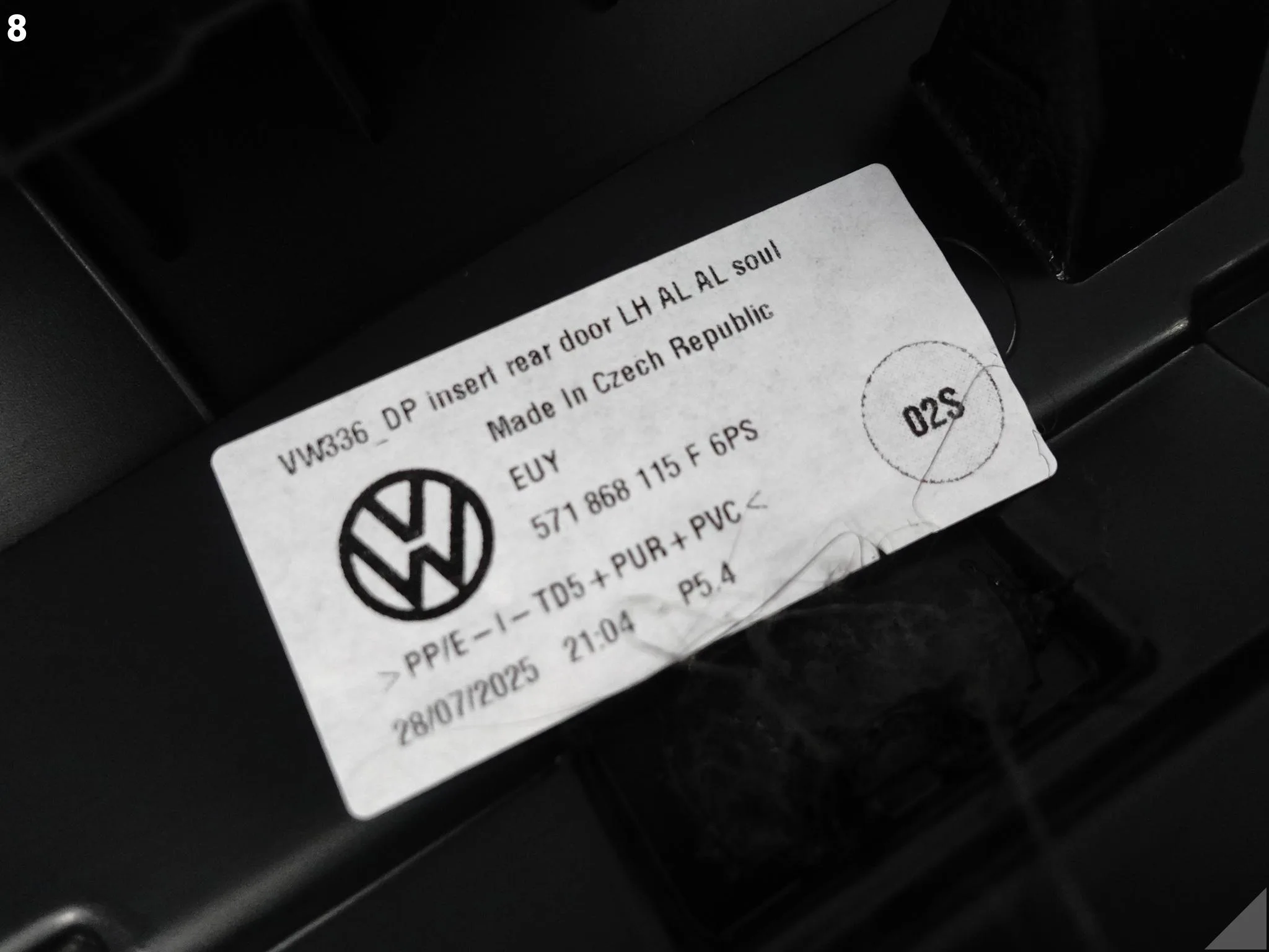 VW TIGUAN CT1 III 571 24- TAPICERKA BOCZEK DRZWI DEKOR SKÓRA LEWA TYŁ VW TIGUAN CT1 III 571 24- TAPICERKA BOCZEK DRZWI DEKOR SKÓRA LEWA TYŁ - obrazek 9