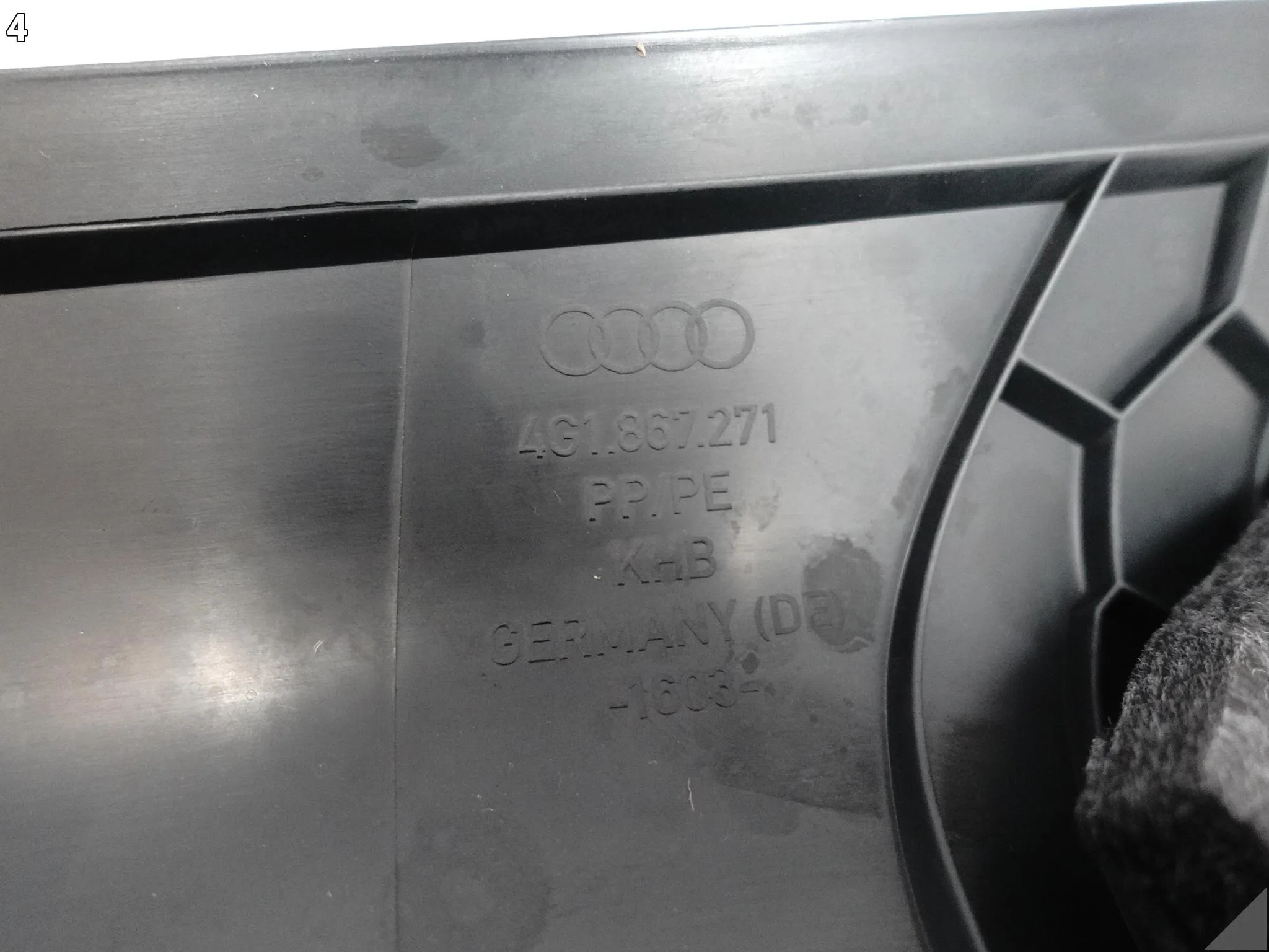 AUDI A6 S6 RS6 C7 4G0 A7 S7 RS7 4G8 10-18 OSŁONA PRÓG SŁUPKA A LEWA PRZÓD AUDI A6 S6 RS6 C7 4G0 A7 S7 RS7 4G8 10-18 OSŁONA PRÓG SŁUPKA A LEWA PRZÓD - obrazek 5