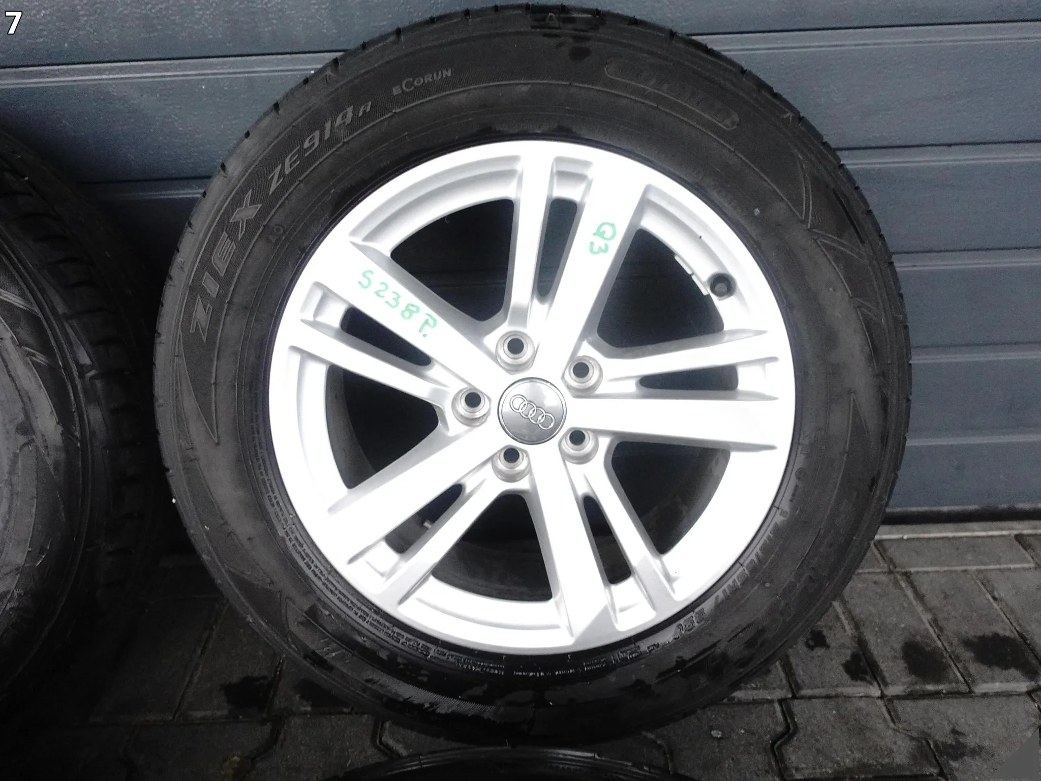 AUDI Q3 83A F3 KOŁA FELGI +OPONY FALKEN 215/65 19ROK 8,7MM LATO 7Jx17 ET40 AUDI Q3 83A F3 KOŁA FELGI +OPONY FALKEN 215/65 19ROK 8,7MM LATO 7Jx17 ET40 - obrazek 8