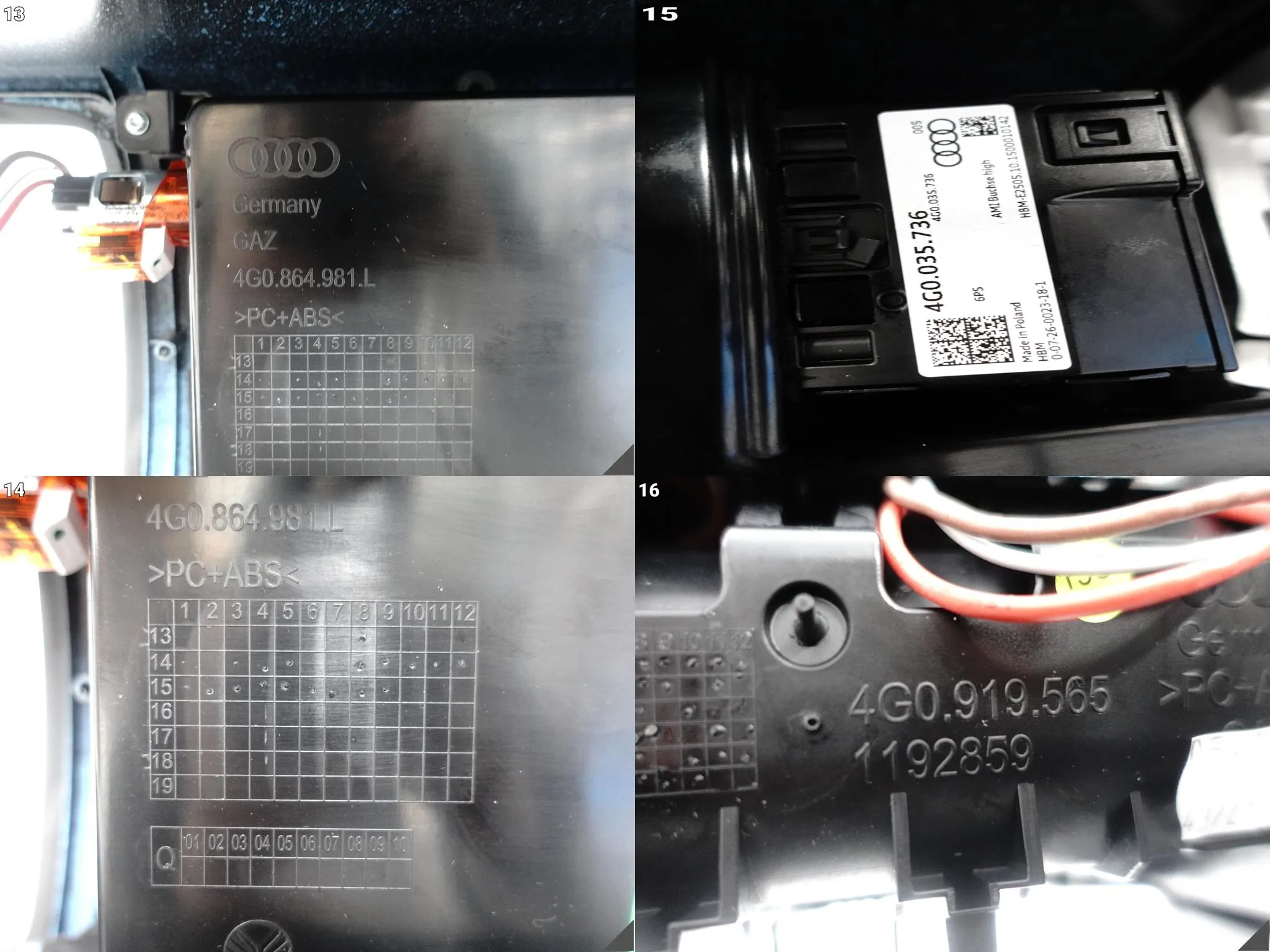 AUDI A7 S7 RS7 4G8 A6 S6 RS6 4G0 C7 10-18 TUNEL ŚRODKOWY PODŁOKIETNIK 24A AUDI A7 S7 RS7 4G8 A6 S6 RS6 4G0 C7 10-18 TUNEL ŚRODKOWY PODŁOKIETNIK 24A - obrazek 14