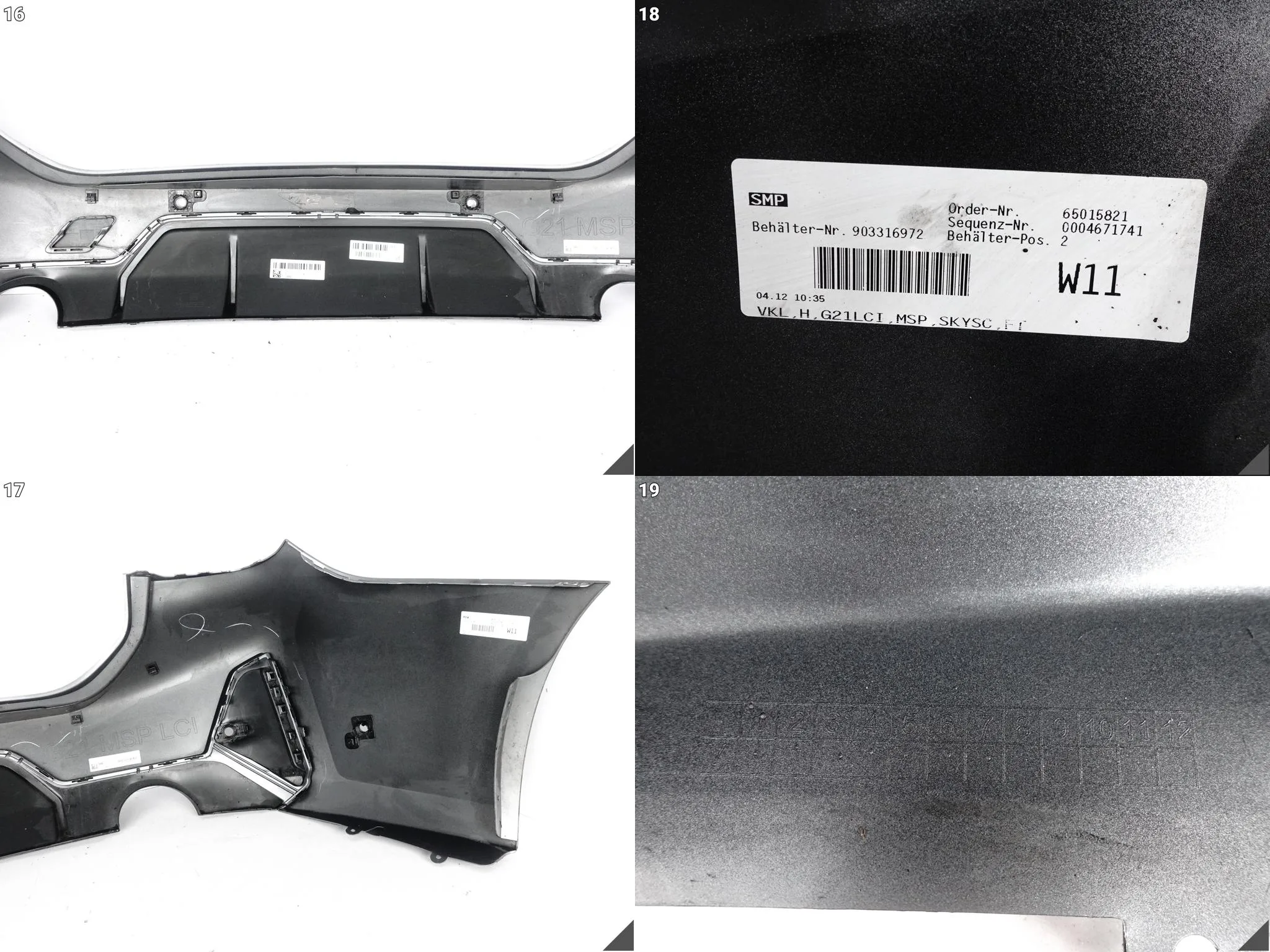BMW 3 G21 KOMBI TOURING LCI LIFT M-PAKIET 22- ZDERZAK + SPOILER TYŁ (6xPDC) BMW 3 G21 KOMBI TOURING LCI LIFT M-PAKIET 22- ZDERZAK + SPOILER TYŁ (6xPDC) - obrazek 11