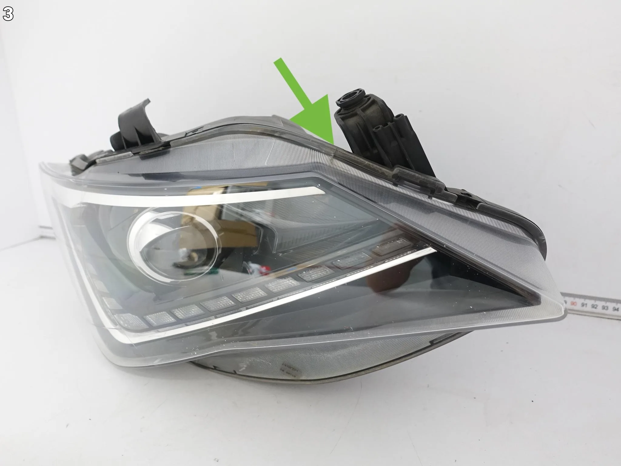 SEAT IBIZA IV 4 LIFT 6J1 CUPRA 12-17 LAMPA XENON + LED PRAWA EUROPA SEAT IBIZA IV 4 LIFT 6J1 CUPRA 12-17 LAMPA XENON + LED PRAWA EUROPA - obrazek 4