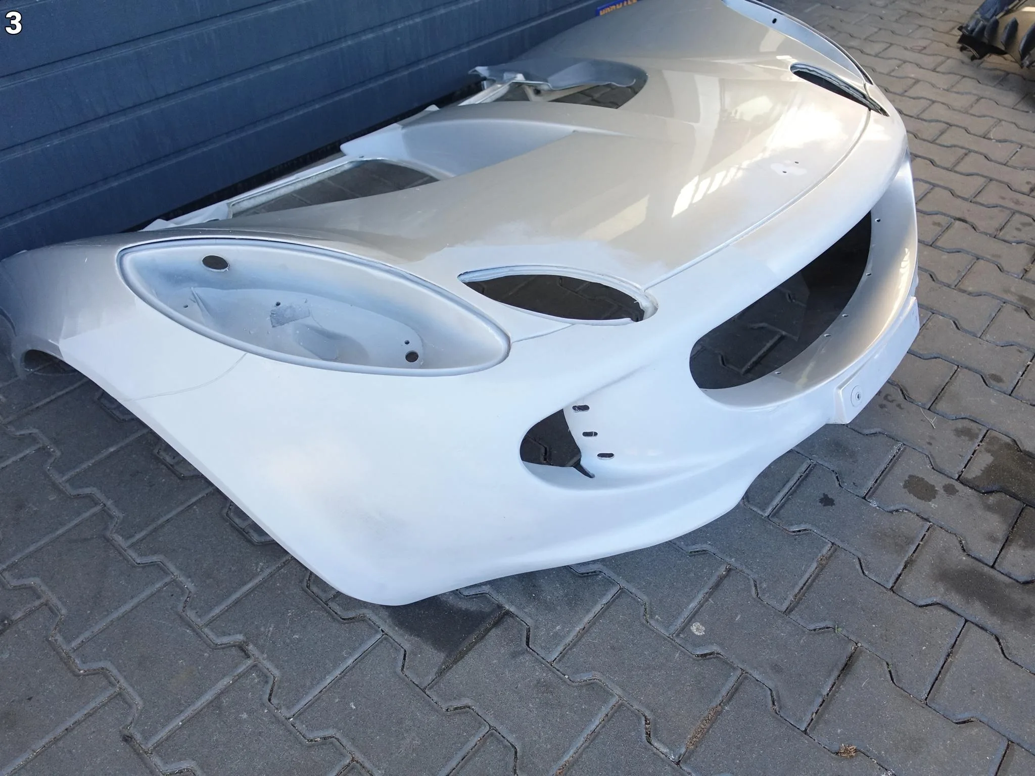 LOTUS ELISE EXIGE S2 01-11 MASKA ZDERZAK BUMPER FRONTCLAM CALMSHELL PRZÓD LOTUS ELISE EXIGE S2 01-11 MASKA ZDERZAK BUMPER FRONTCLAM CALMSHELL PRZÓD - obrazek 4