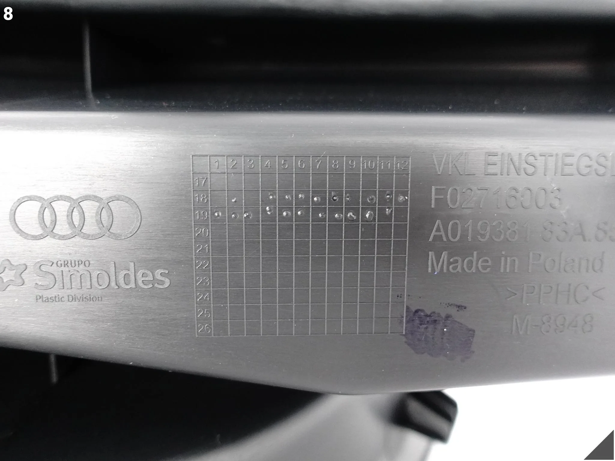 AUDI Q3 II 83A F3 18-25 OSŁONA LISTWA POSZYCIE PRÓG SŁUPEK TYŁ PRAWA 4PK AUDI Q3 II 83A F3 18-25 OSŁONA LISTWA POSZYCIE PRÓG SŁUPEK TYŁ PRAWA 4PK - obrazek 9