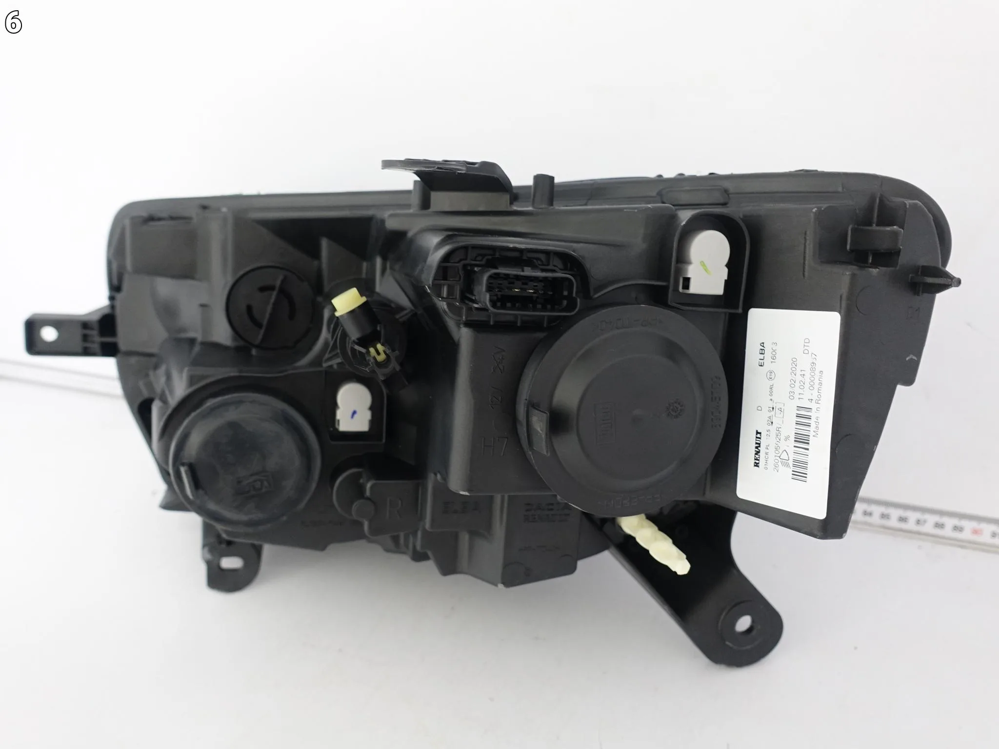 DACIA SANDERO LOGAN II 2 LIFT 17-20 LAMPA PRAWA ZWYKŁA HALOGEN H7 + LED EU DACIA SANDERO LOGAN II 2 LIFT 17-20 LAMPA PRAWA ZWYKŁA HALOGEN H7 + LED EU - obrazek 7