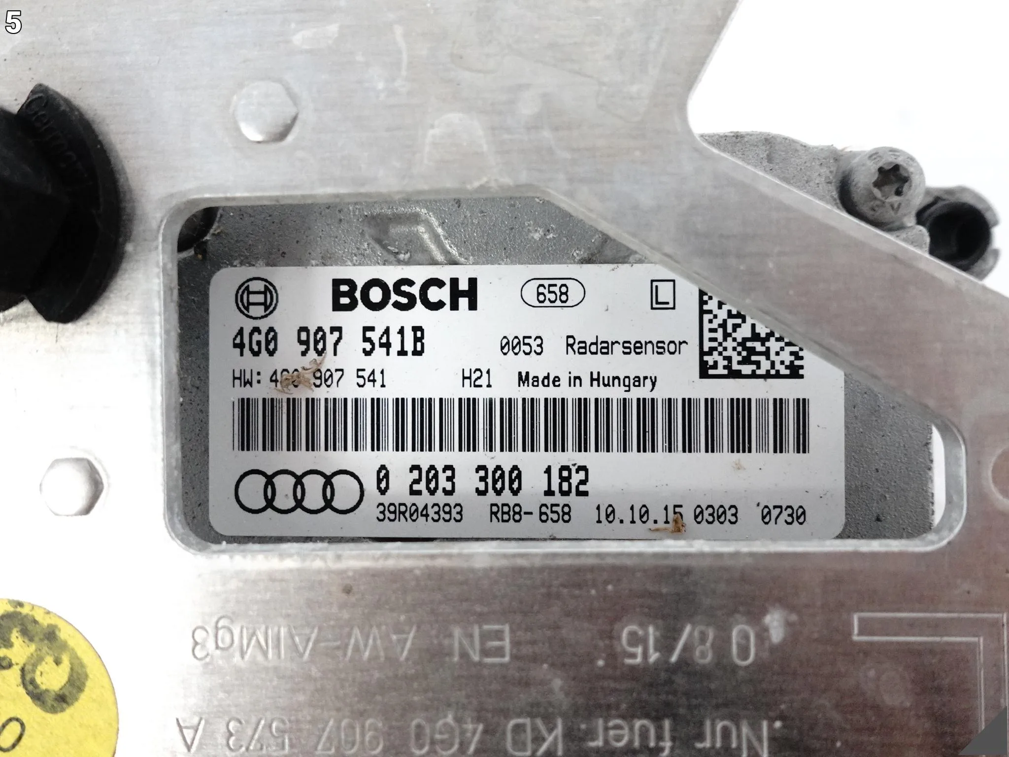 AUDI A7 S7 RS7 4G8 A6 S6 RS6 4G0 C7 14-18 LIFT RADAR ACC DISTRONIC LEWY AUDI A7 S7 RS7 4G8 A6 S6 RS6 4G0 C7 14-18 LIFT RADAR ACC DISTRONIC LEWY - obrazek 6