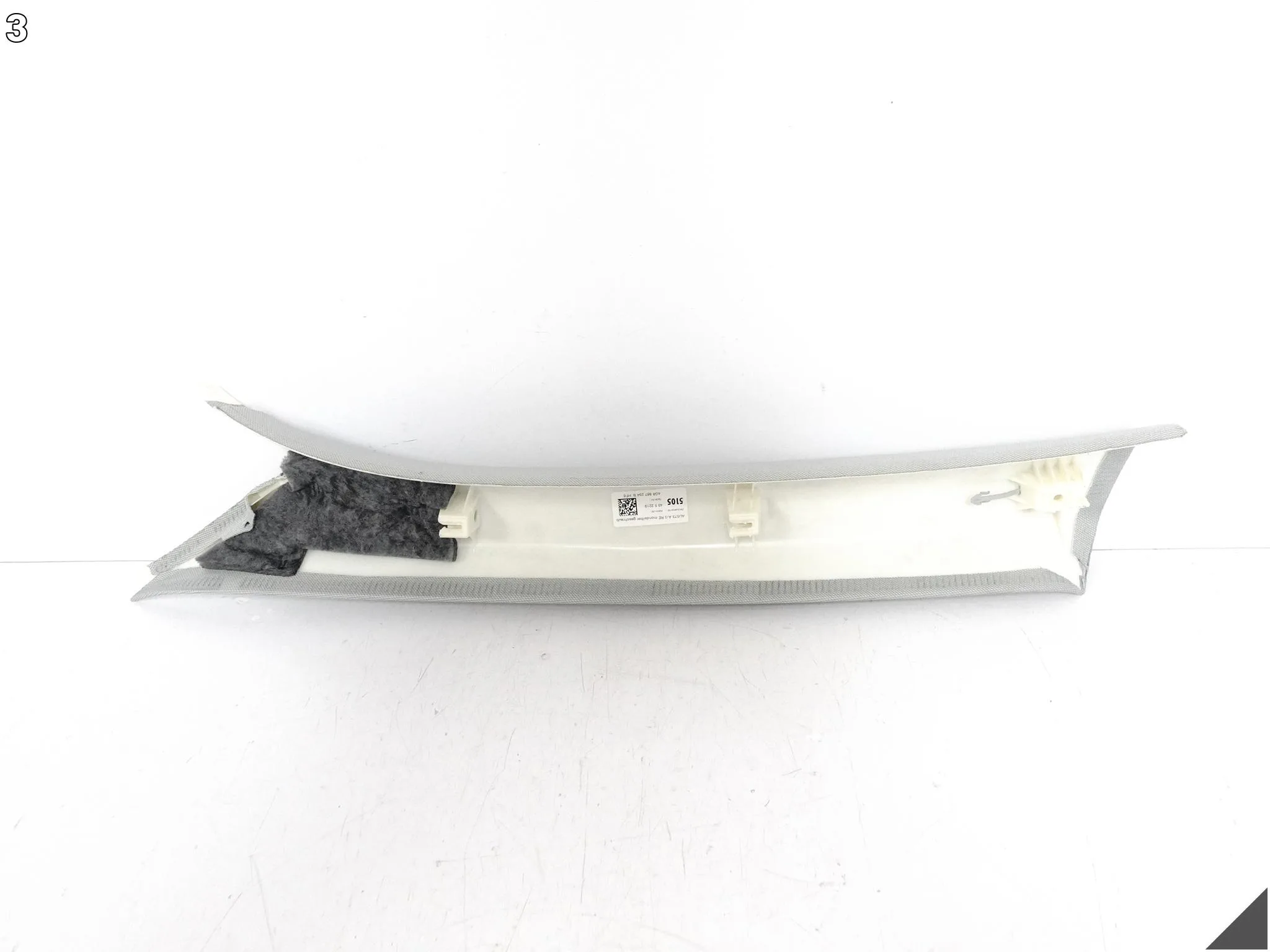 AUDI A7 S7 RS7 4G8 C7 10-18 OSŁONA POSZYCIE SŁUPEK A PRAWY MOON SILVER HF6 AUDI A7 S7 RS7 4G8 C7 10-18 OSŁONA POSZYCIE SŁUPEK A PRAWY MOON SILVER HF6 - obrazek 4