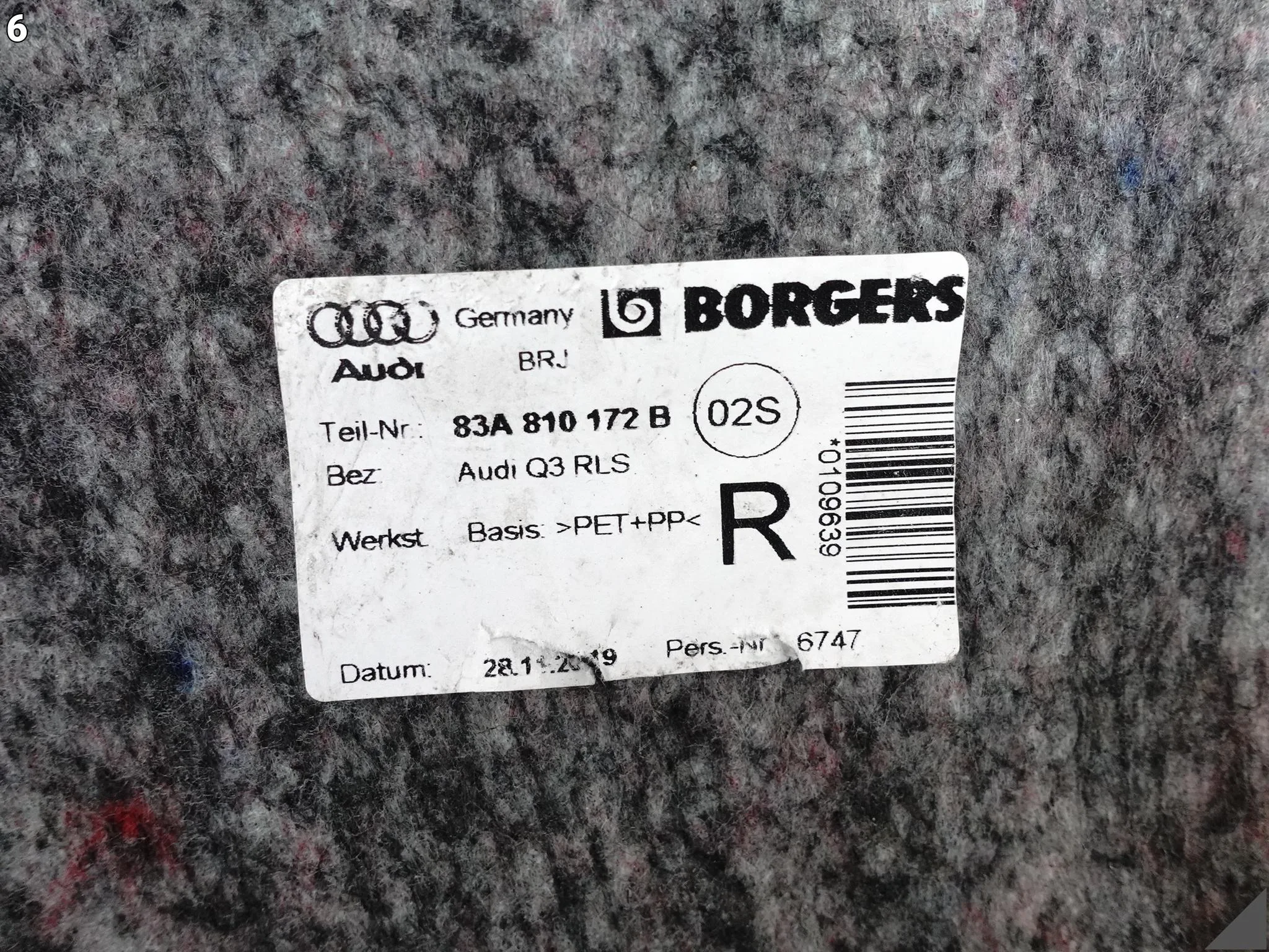 AUDI Q3 II 83A F3 18-25 NADKOLE OSŁONA POSZYCIE WNĘKI KOŁA TYŁ PRAWE 24KM AUDI Q3 II 83A F3 18-25 NADKOLE OSŁONA POSZYCIE WNĘKI KOŁA TYŁ PRAWE 24KM - obrazek 7