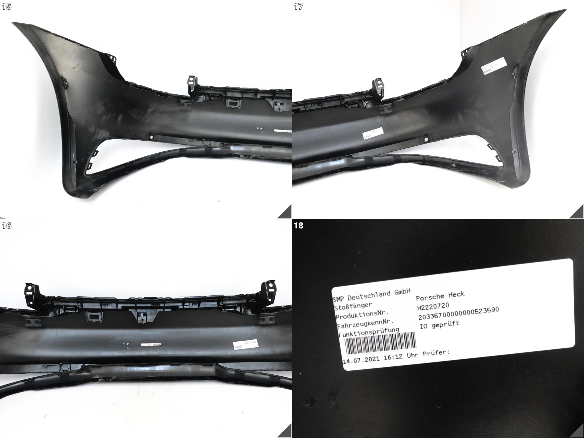 PORSCHE 992 911 CARRERA S SPORT C2 / C4 19- ZDERZAK BUMPER TYŁ (PDC) PORSCHE 992 911 CARRERA S SPORT C2 / C4 19- ZDERZAK BUMPER TYŁ (PDC) - obrazek 13