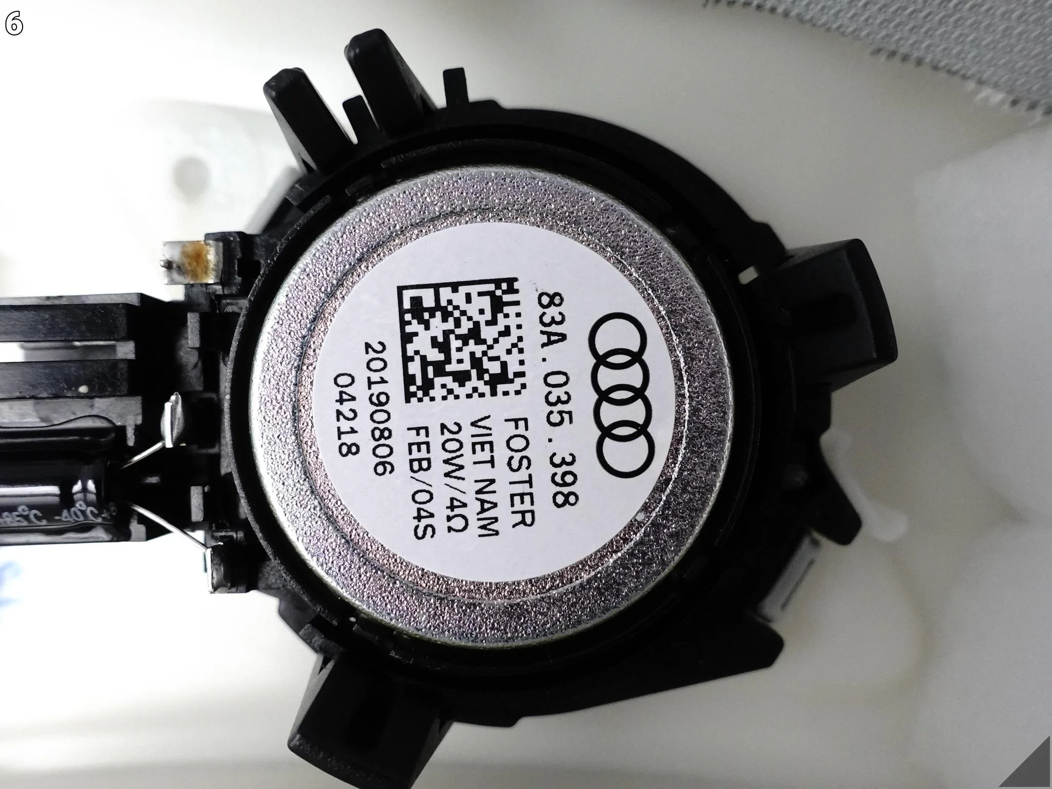 AUDI Q3 II 83A F3 18-25 OSŁONA POSZYCIE SŁUPEK A + GŁOŚNIK PRZÓD LEWA MO1 AUDI Q3 II 83A F3 18-25 OSŁONA POSZYCIE SŁUPEK A + GŁOŚNIK PRZÓD LEWA MO1 - obrazek 7
