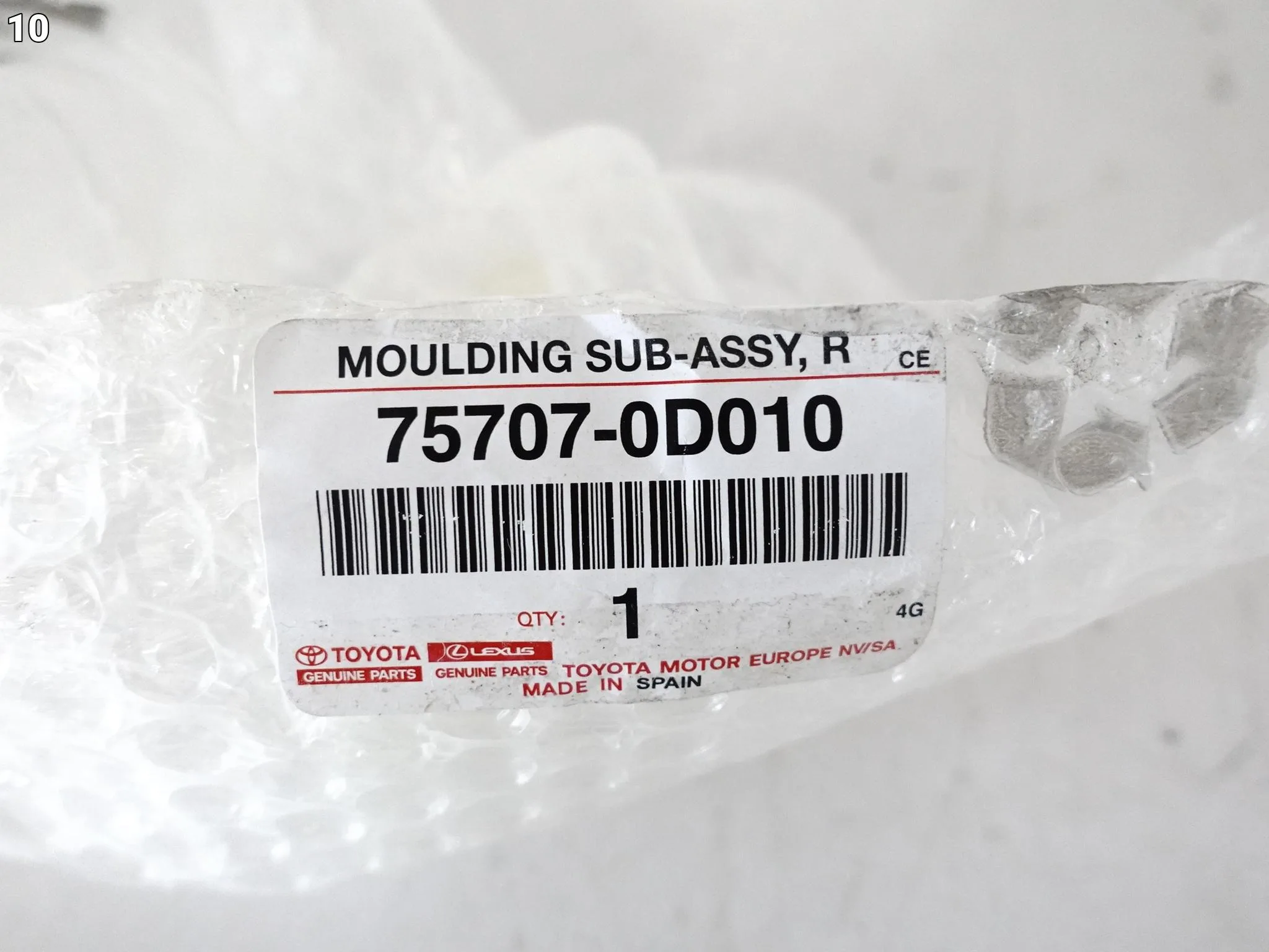 TOYOTA YARIS IV 4 XP210 20- LISTWA ZAŚLEPKA OSŁONA TRÓJKĄT DRZWI TYŁ PRAWA TOYOTA YARIS IV 4 XP210 20- LISTWA ZAŚLEPKA OSŁONA TRÓJKĄT DRZWI TYŁ PRAWA - obrazek 11