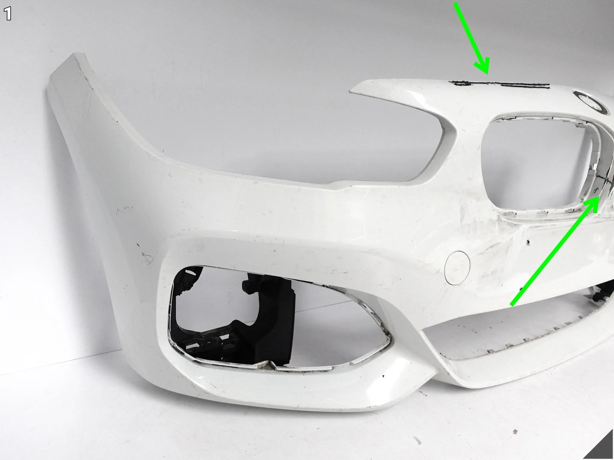 BMW 1 F20 F21 M-PAKIET MSP LCI LIFT 15-19 ZDERZAK PRZÓD (BEZ SPRYSKÓW PDC) BMW 1 F20 F21 M-PAKIET MSP LCI LIFT 15-19 ZDERZAK PRZÓD (BEZ SPRYSKÓW PDC) - obrazek 2