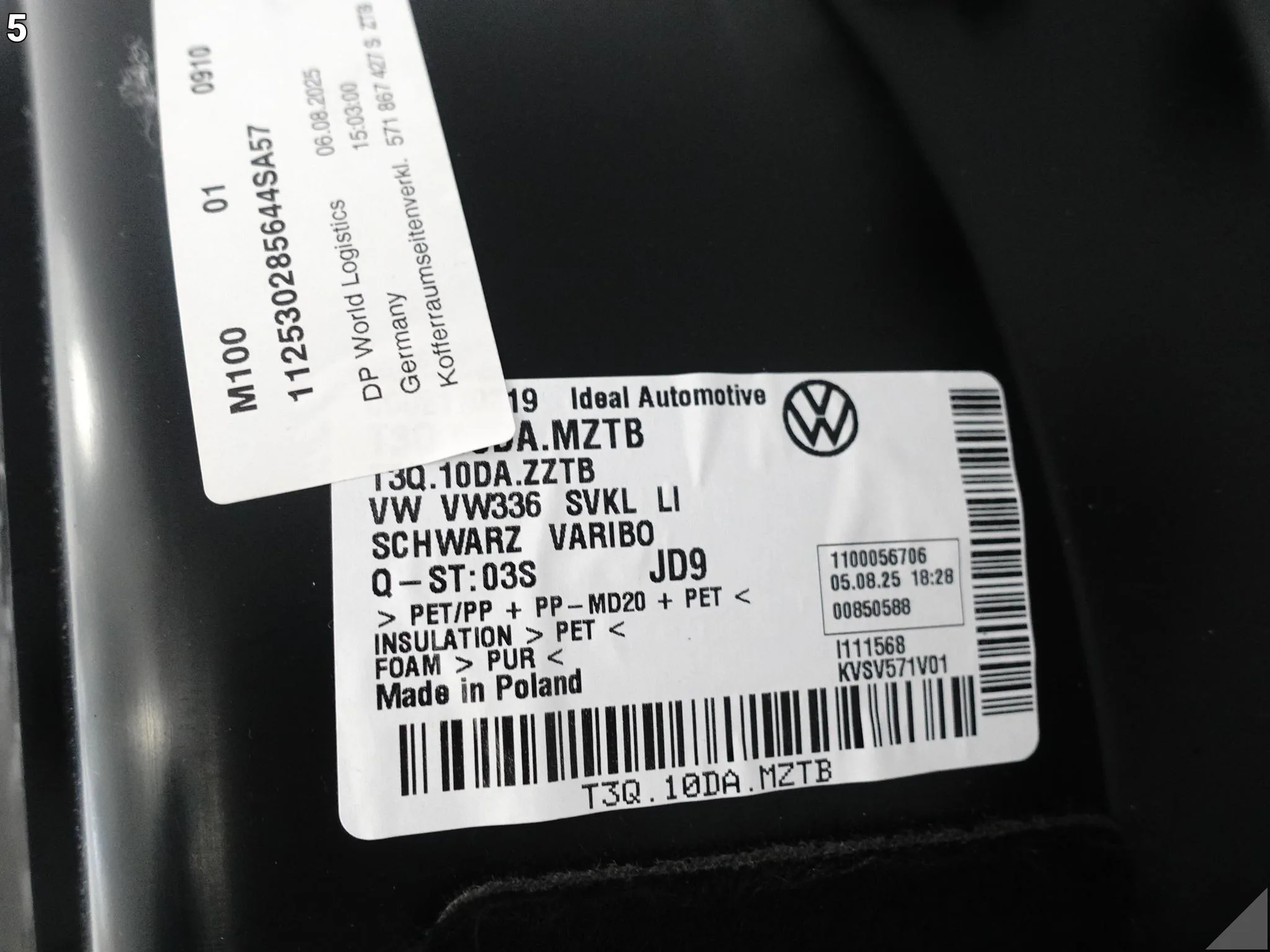 VW TIGUAN CT1 III 571 24- BOCZEK POSZYCIE TAPICERKA BAGAŻNIKA LEWA ZTB VW TIGUAN CT1 III 571 24- BOCZEK POSZYCIE TAPICERKA BAGAŻNIKA LEWA ZTB - obrazek 6