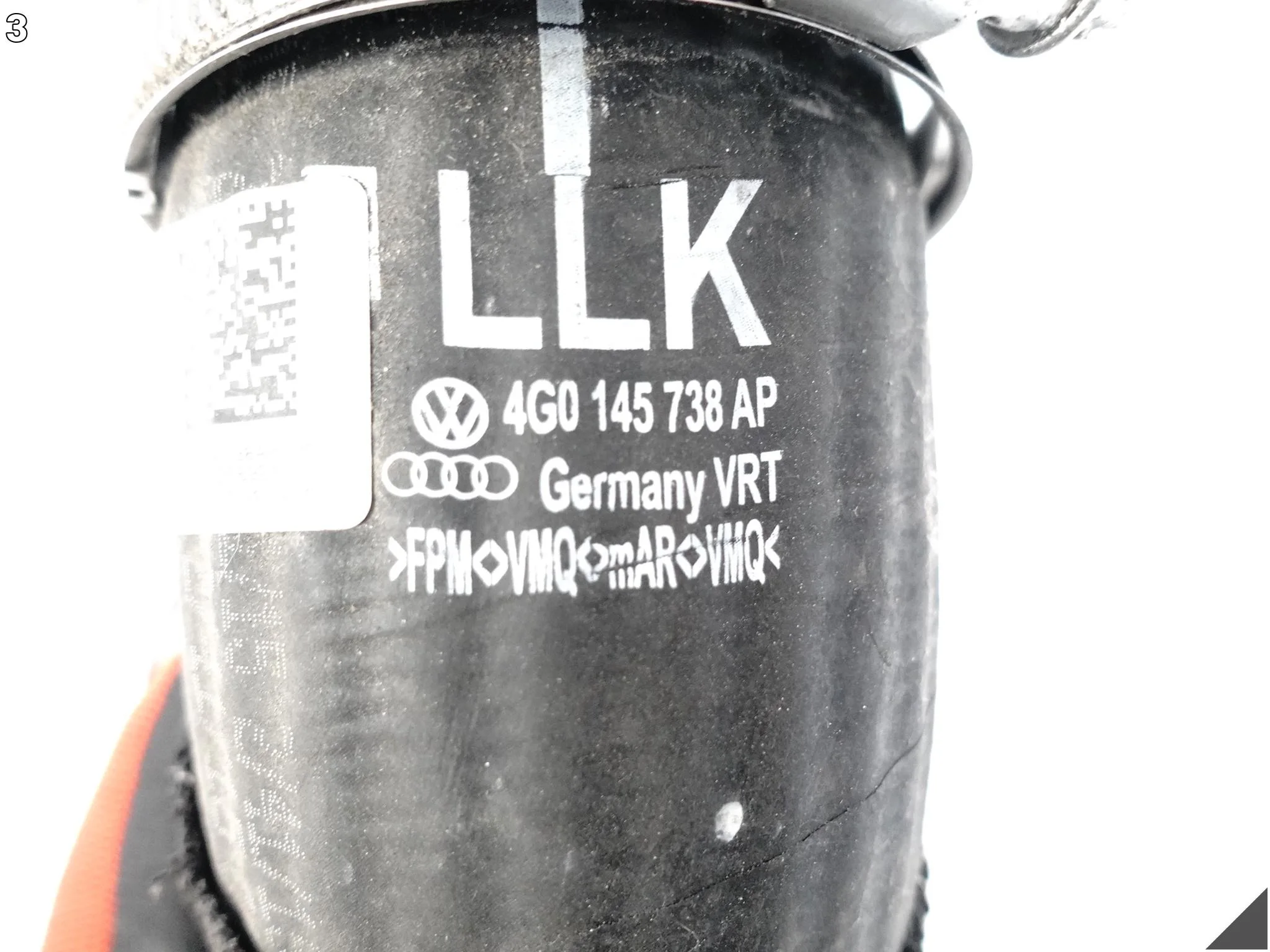 AUDI A7 S7 4G8 A6 S6 4G0 C7 10-18 PRZEWÓD WĄŻ POWIETRZA INTERCOOLERA AUDI A7 S7 4G8 A6 S6 4G0 C7 10-18 PRZEWÓD WĄŻ POWIETRZA INTERCOOLERA - obrazek 4