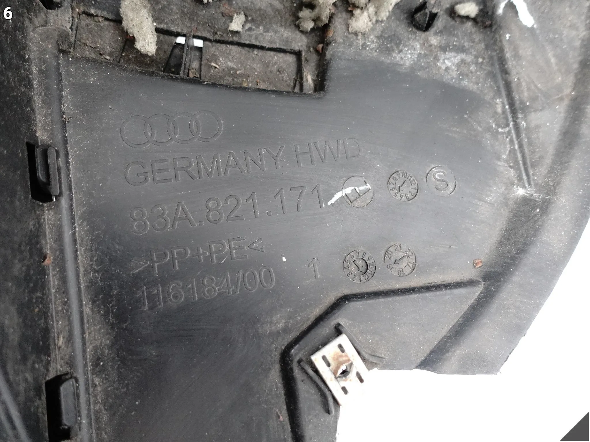 AUDI Q3 II 83A F3 18-25 NADKOLE OSŁONA POSZYCIE WNĘKI KOŁA PRZÓD LEWE 24KM AUDI Q3 II 83A F3 18-25 NADKOLE OSŁONA POSZYCIE WNĘKI KOŁA PRZÓD LEWE 24KM - obrazek 7
