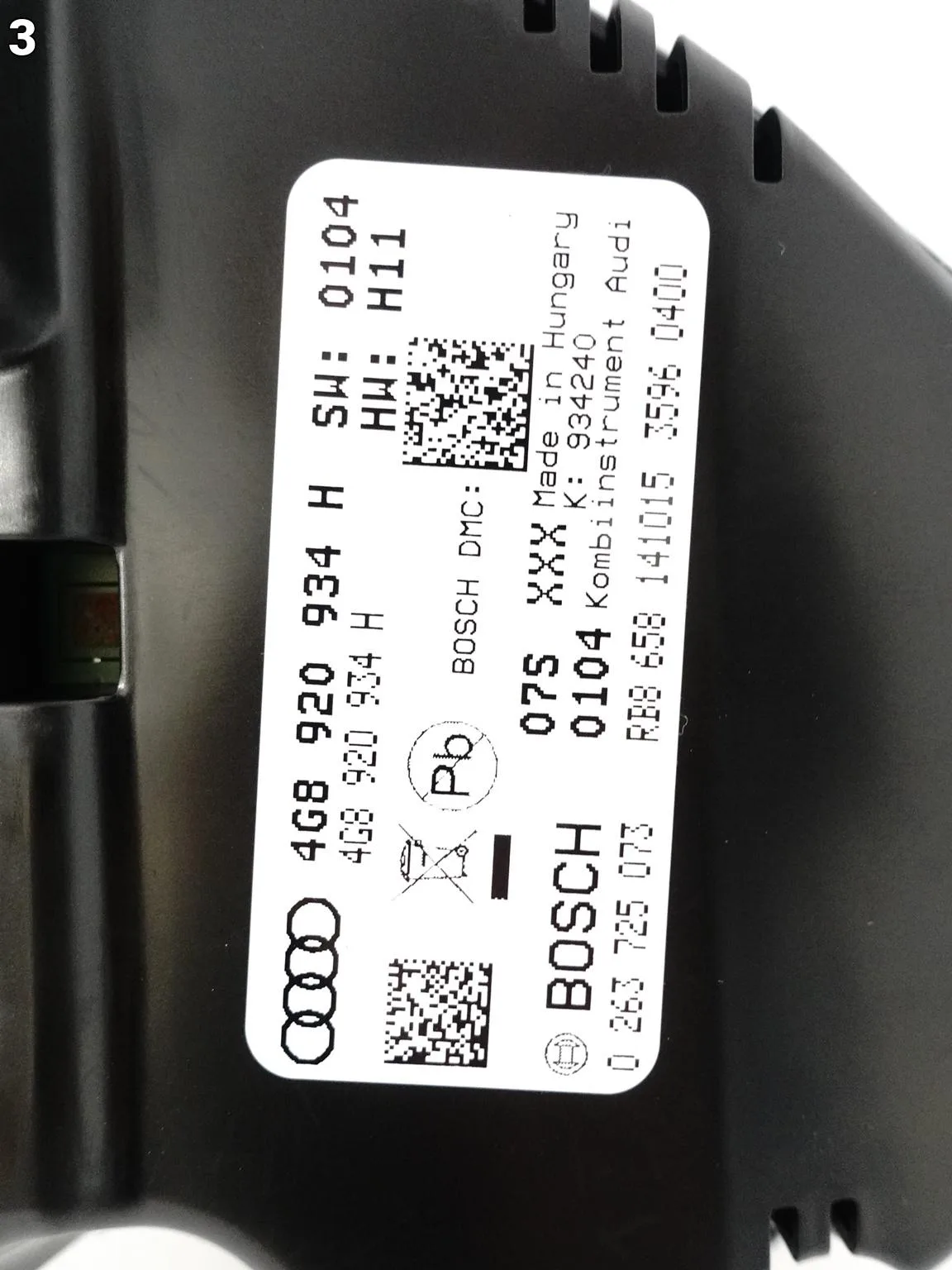 AUDI A7 S7 4G8 A6 S6 4G0 C7 LIFT 14-18 LICZNIK ZEGARY KM/H EU 3.0 TDI 34 KM AUDI A7 S7 4G8 A6 S6 4G0 C7 LIFT 14-18 LICZNIK ZEGARY KM/H EU 3.0 TDI 34 KM - obrazek 4